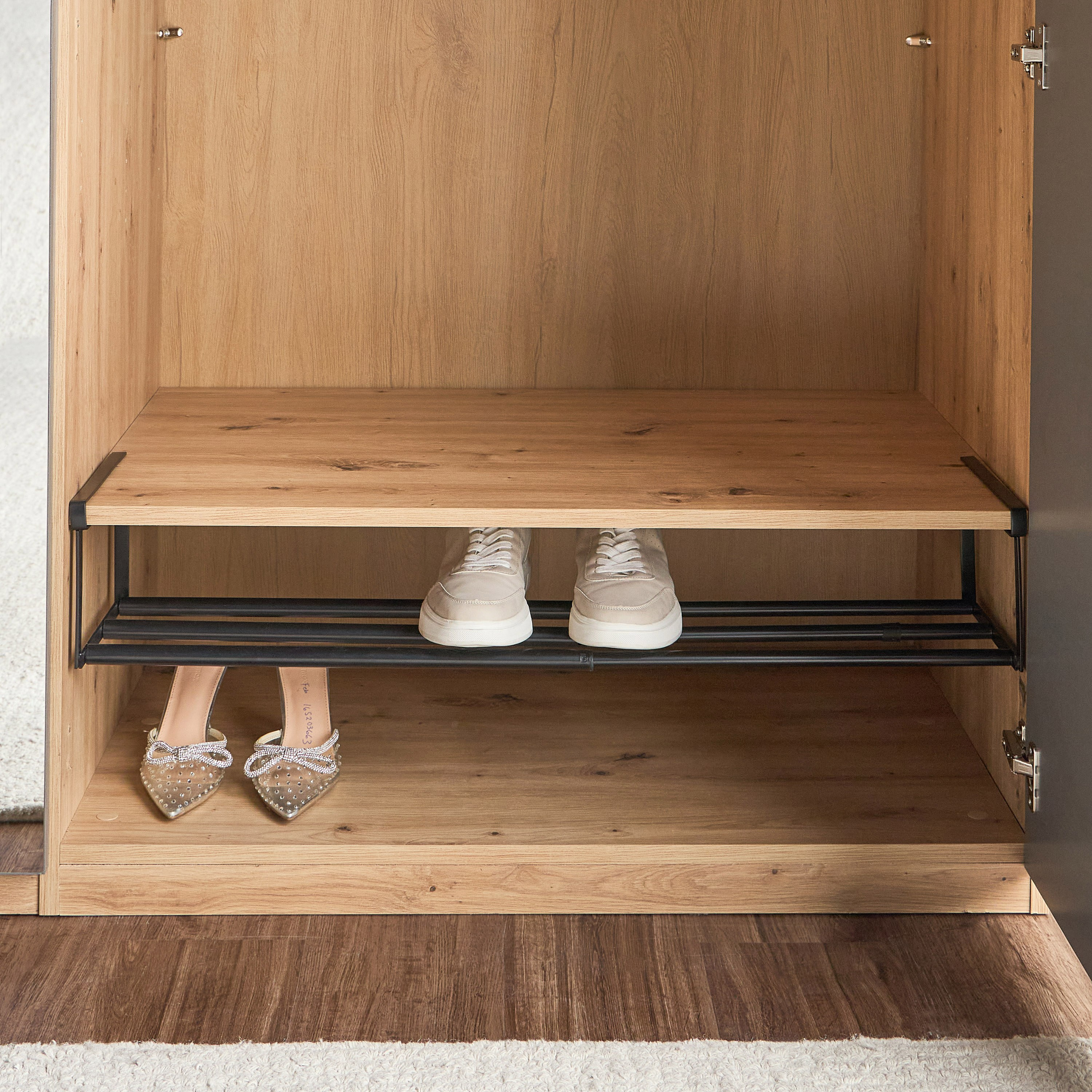 Walter Extendable Hanging Shoe Rack - 90x21x15.7 cm-household-storage-storagesolutions-shoeracksandstorage-image-3