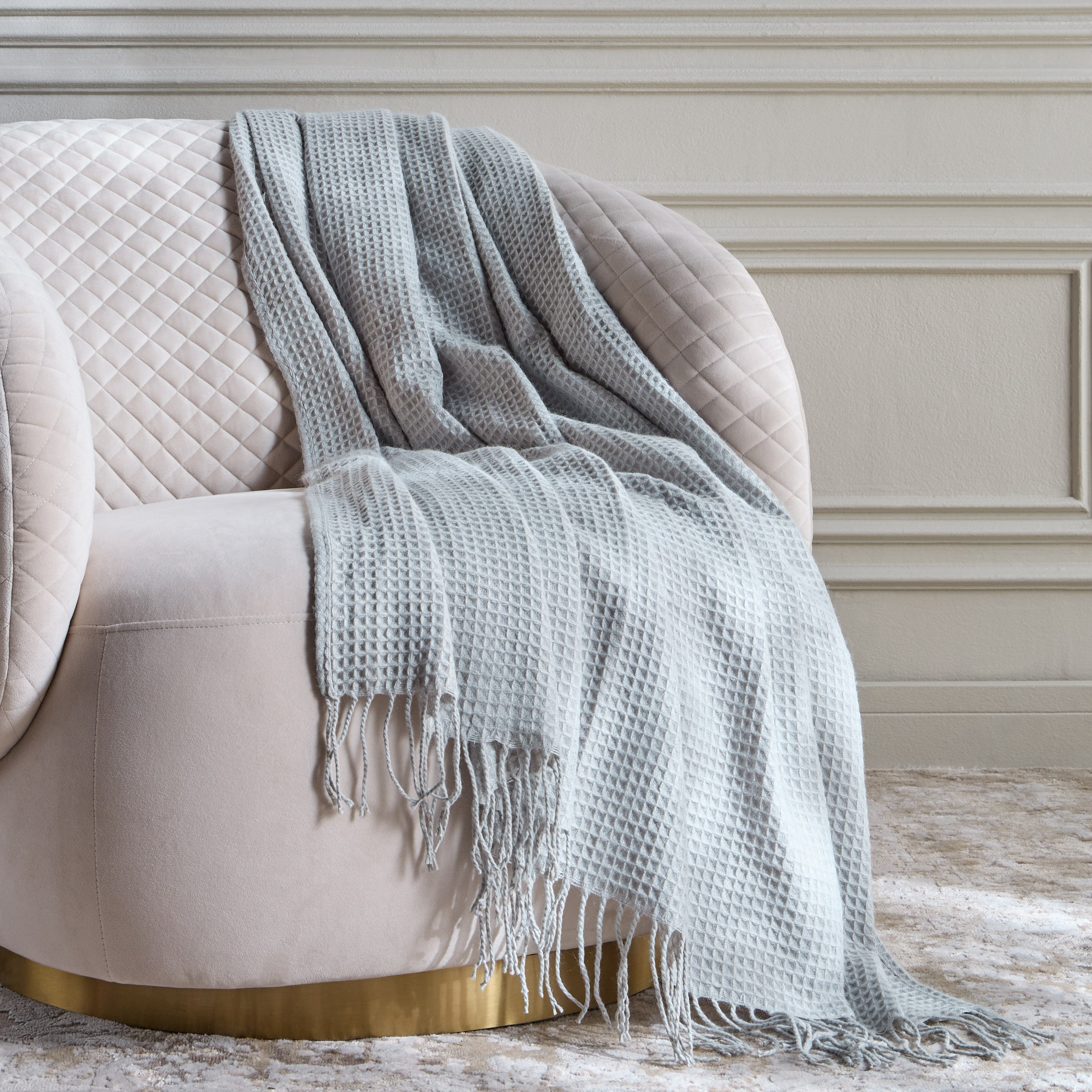 بطانية خفيفة أكريليك - لوار -  130×170 سم-household-bedding-blankets-image-1