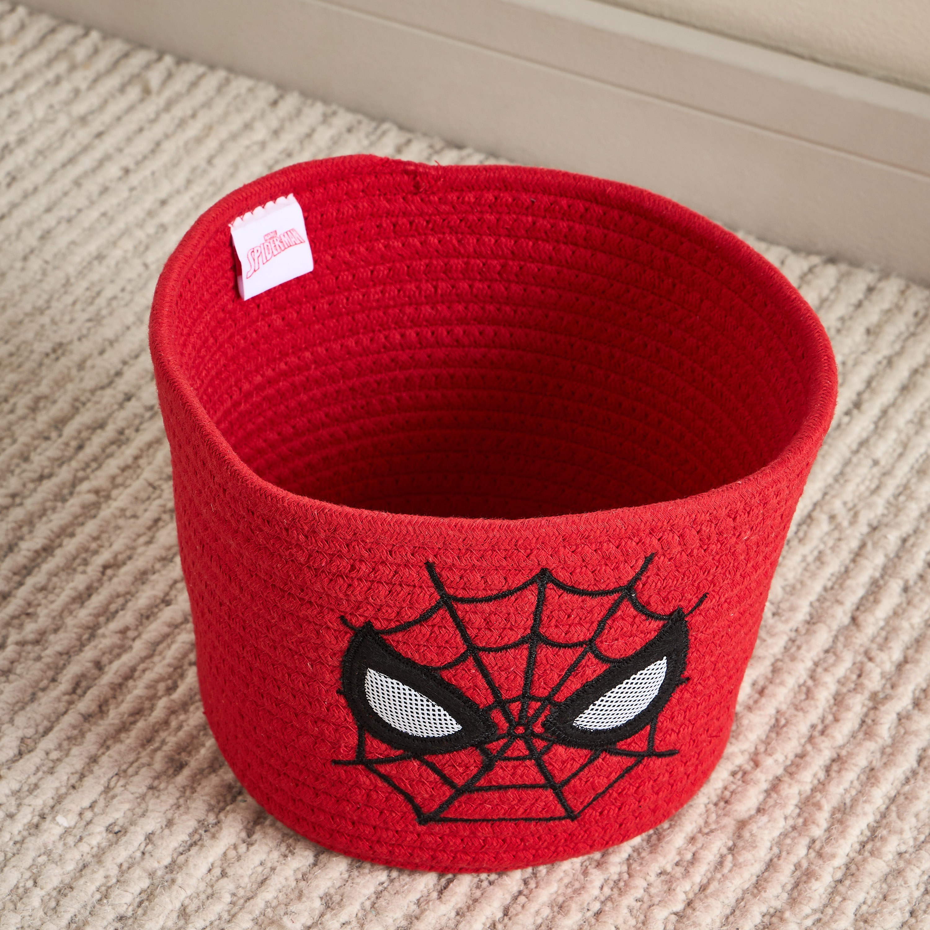 Spider-Man Cotton Rope Basket-babyandkids-bathandstorage-storage-binsandbaskets-image-2