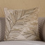 Tamara Leaf Beaded Filled Cushion - 50x50 cm-household-cushionsandthrows-filledcushions-decorativecushions-image-1