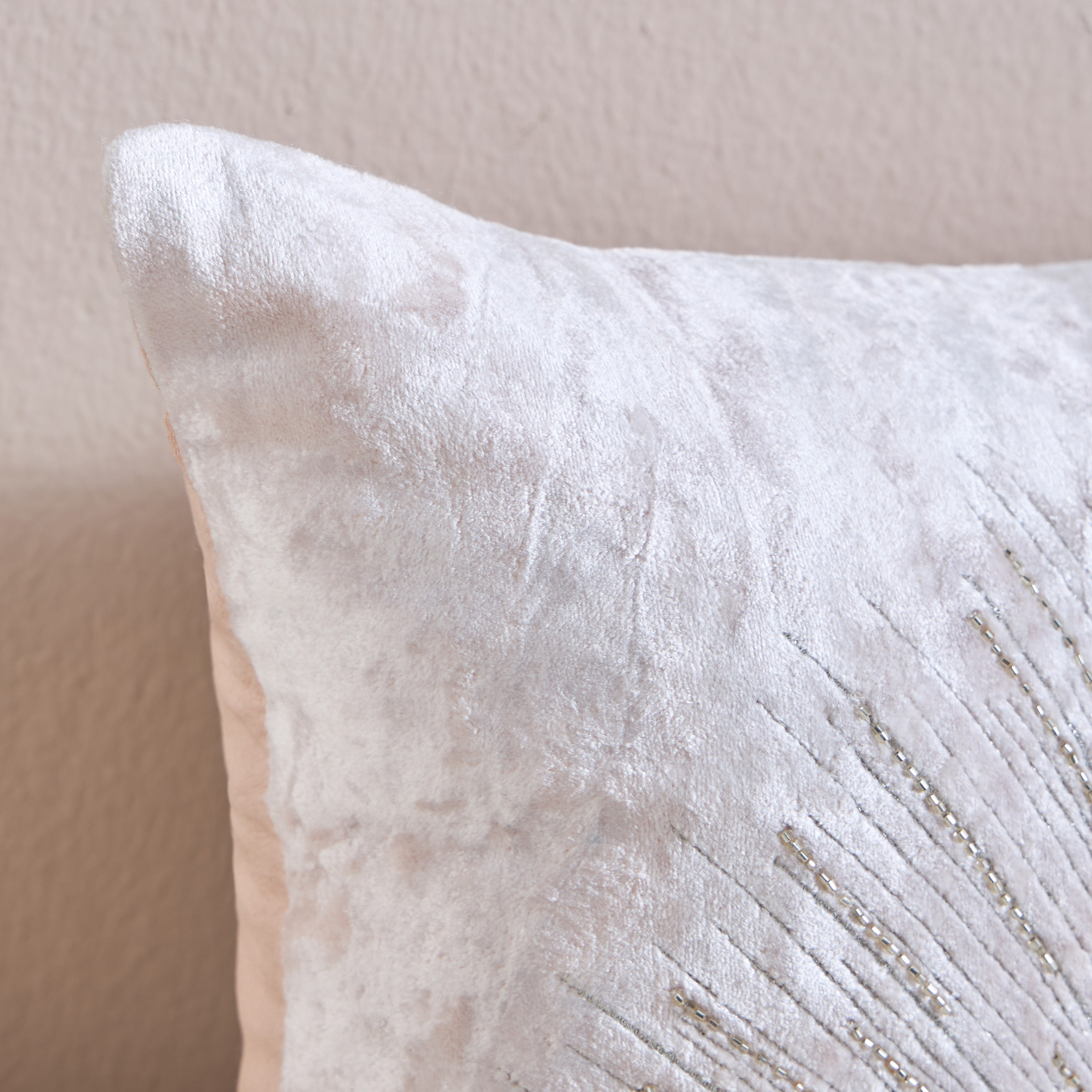 Amirah Beaded Filled Cushion - 30x50 cm-household-cushionsandthrows-filledcushions-decorativecushions-image-2