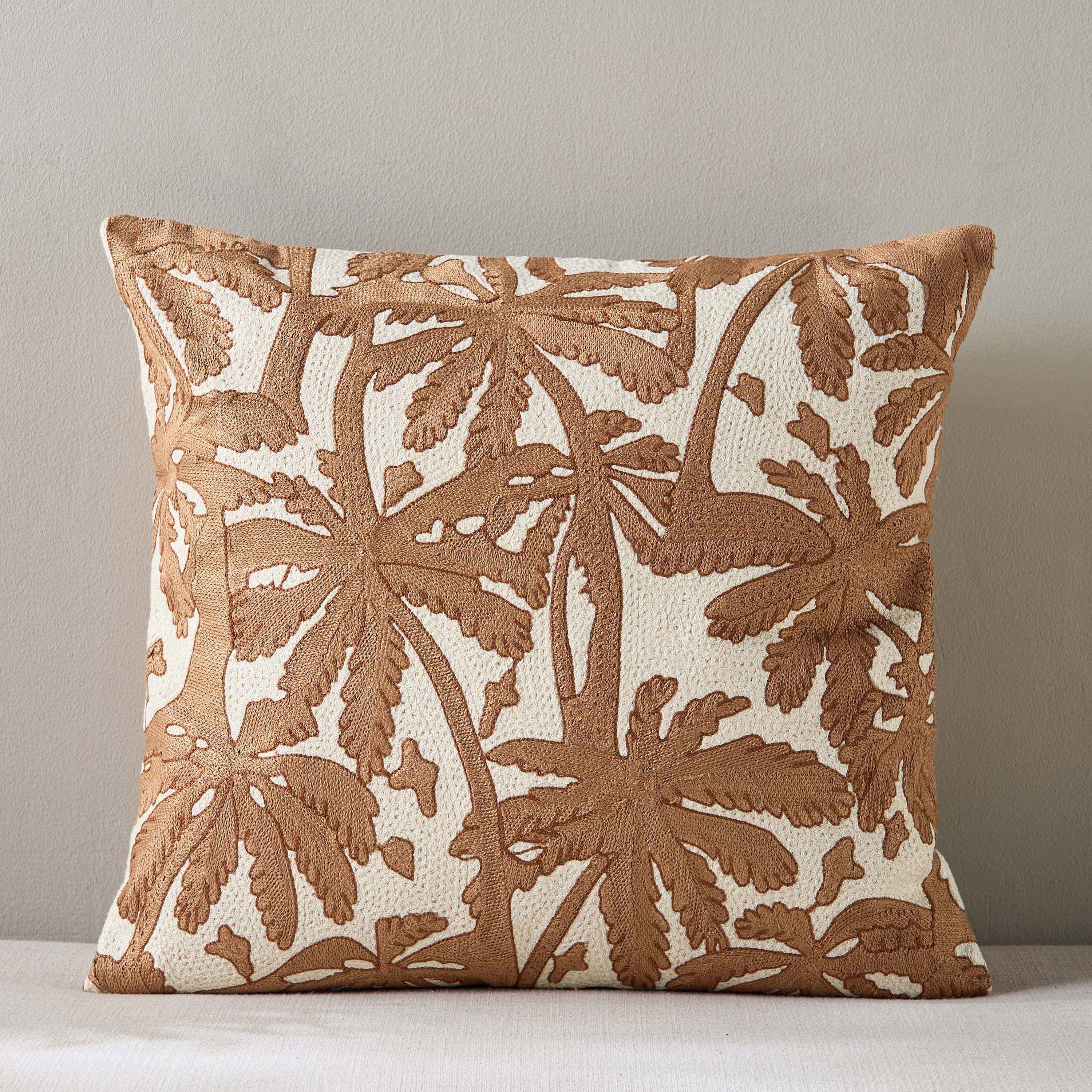 Tamara Tree Embroidered Cushion Cover - 50x50 cm-household-cushionsandthrows-cushioncovers-image-1