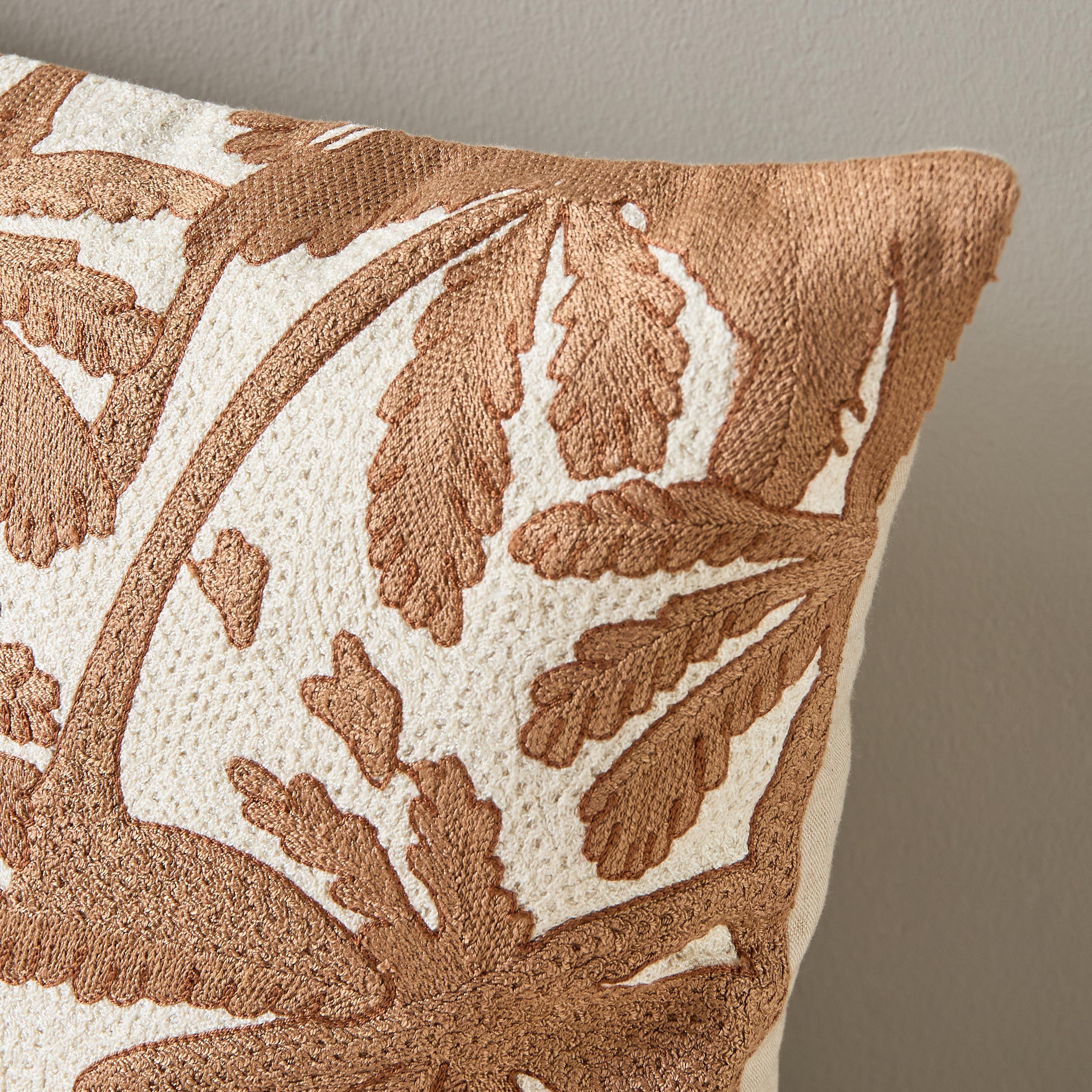 Tamara Tree Embroidered Cushion Cover - 50x50 cm-household-cushionsandthrows-cushioncovers-image-2