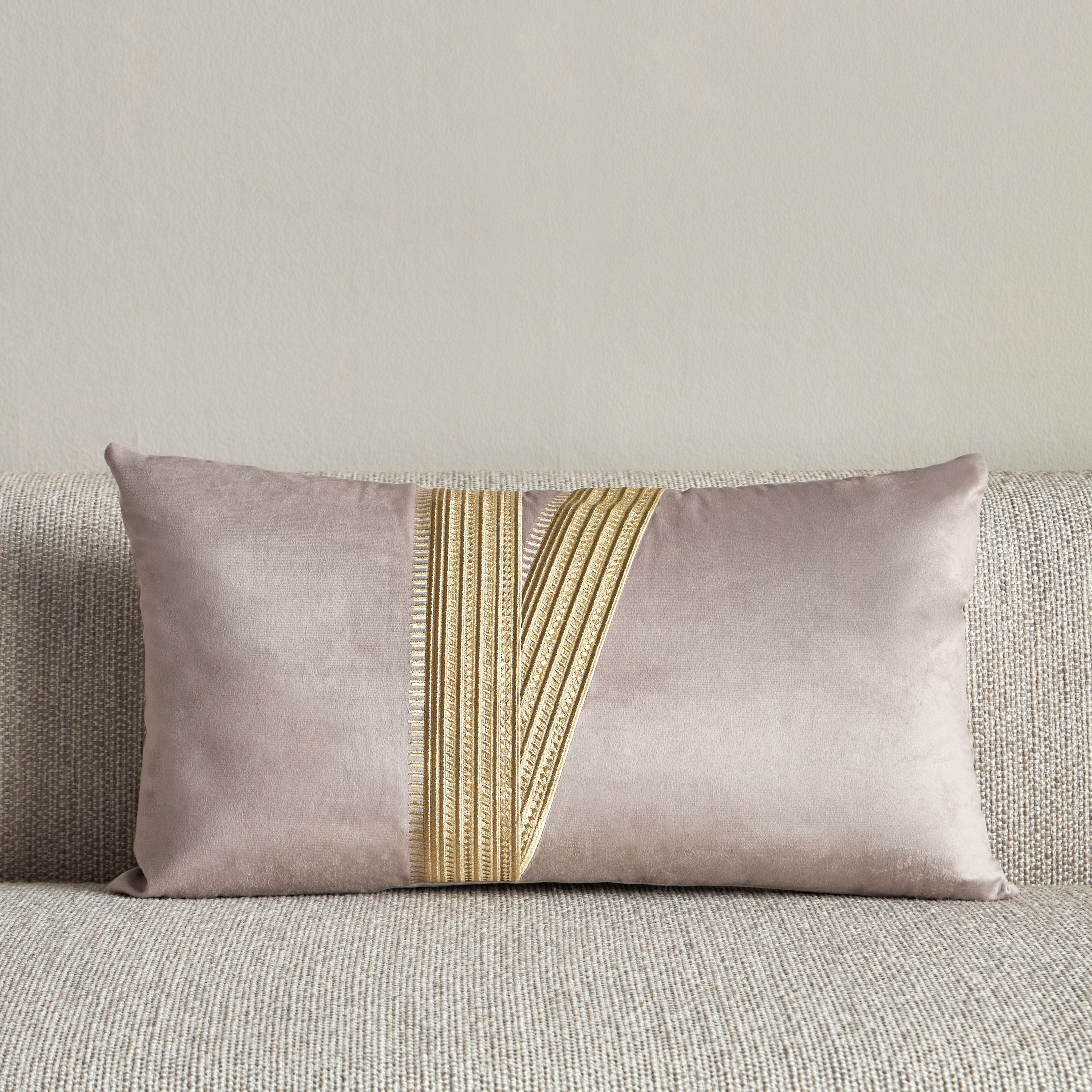 Bisht Pop Embroidered Filled Cushion - 35x60 cm-household-cushionsandthrows-filledcushions-decorativecushions-image-1