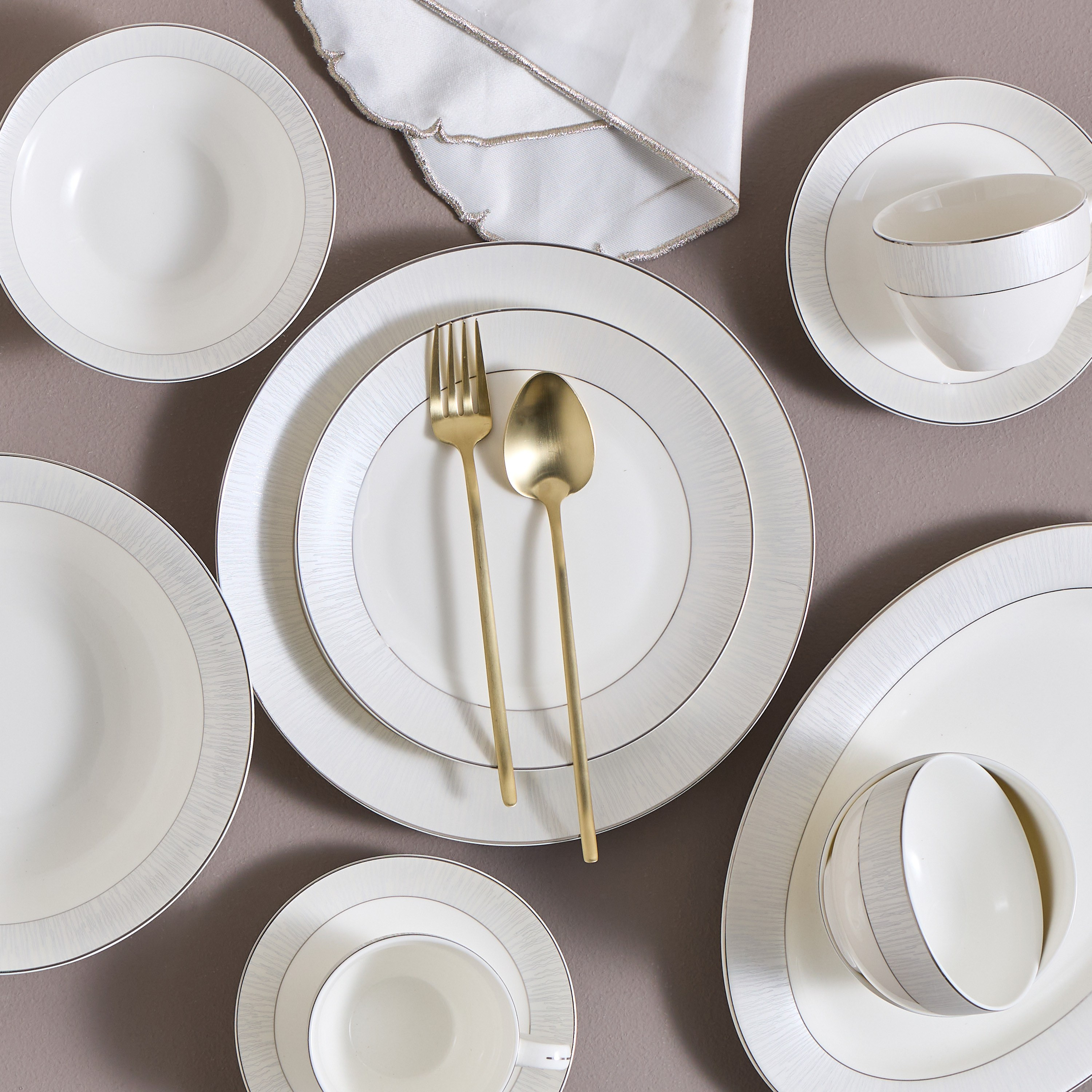 Qubba 77-Piece New Bone China Dinner Set - Serves 12-household-dining-dinnerware-dinnersets-image-1