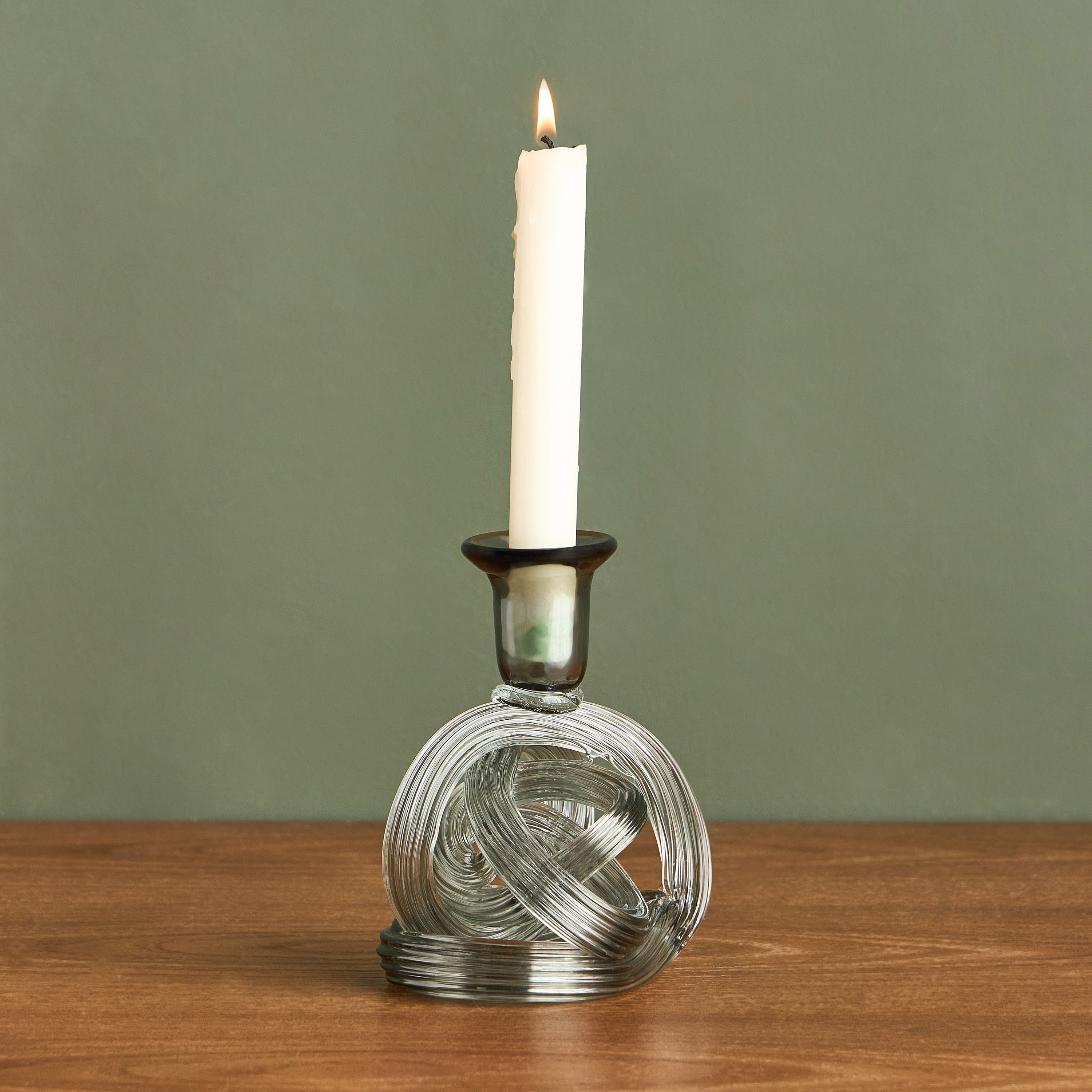 حامل شموع رفيعة بتصميم عقدة - نيكسوس - 15 سم-household-decor-candleholdersandlanterns-image-2
