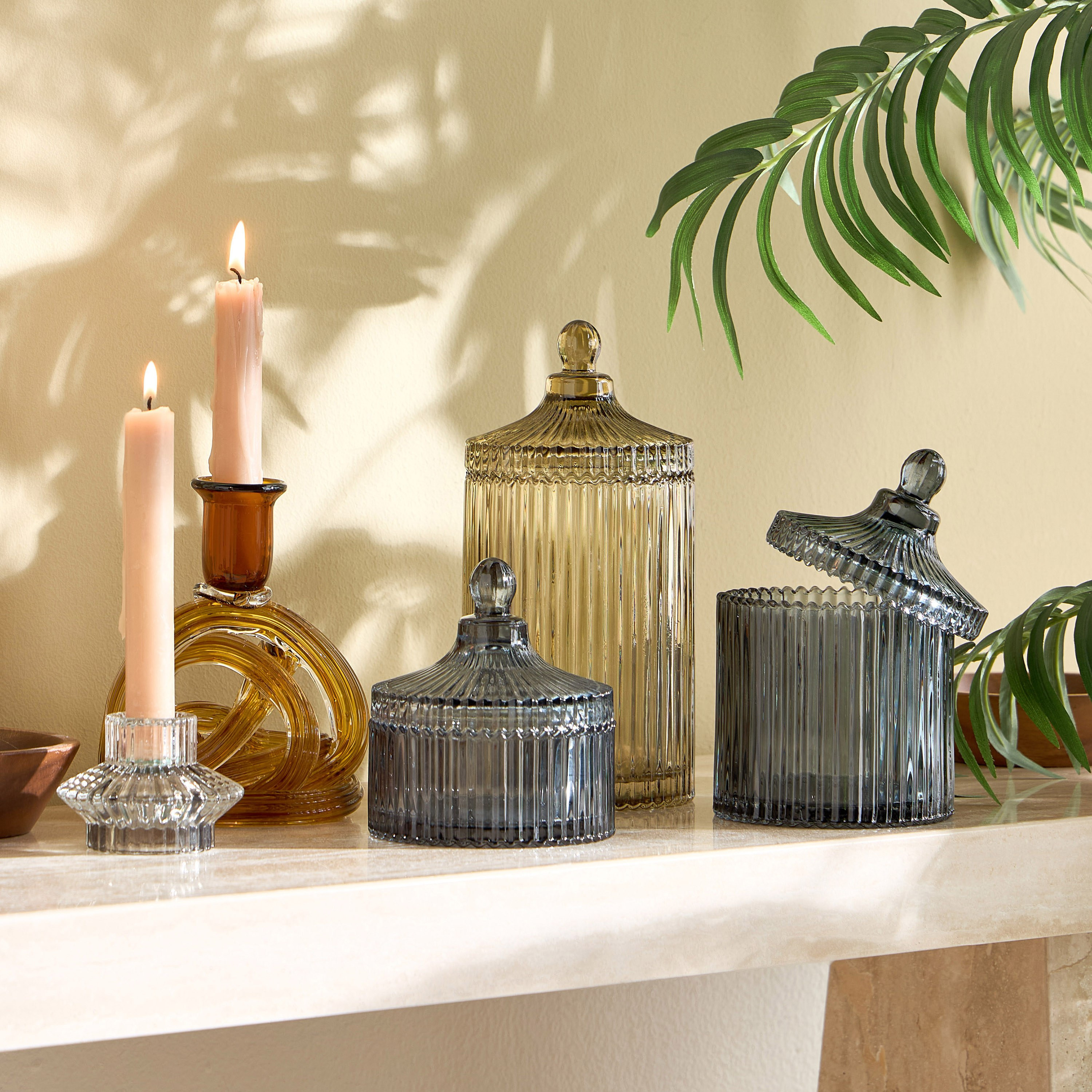 Tamara Knot Taper Candleholder - 15 cm-household-decor-candleholdersandlanterns-image-5
