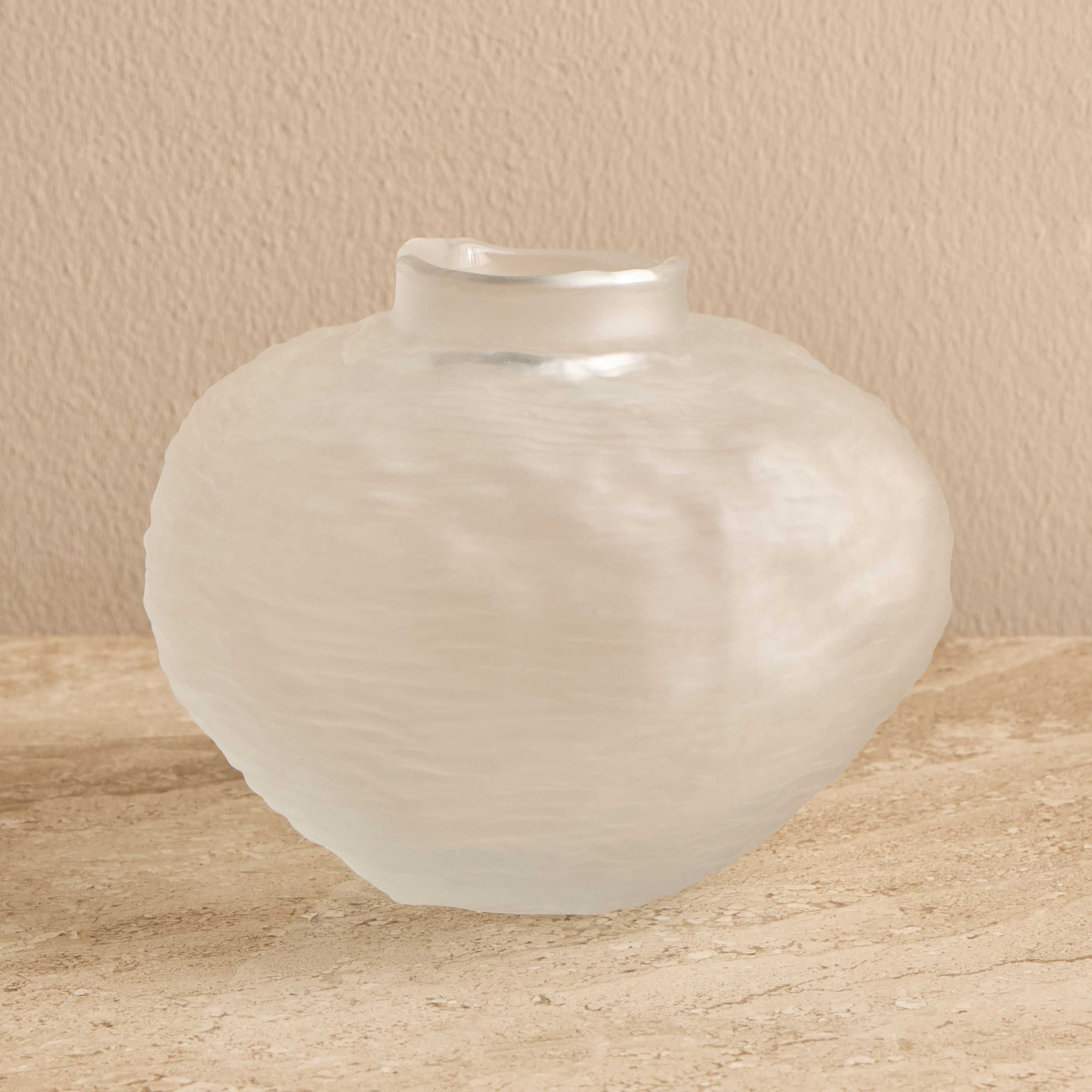 مزهرية طاولة زجاج - أميرة - 15 سم-household-decor-vasesandbowls-image-1