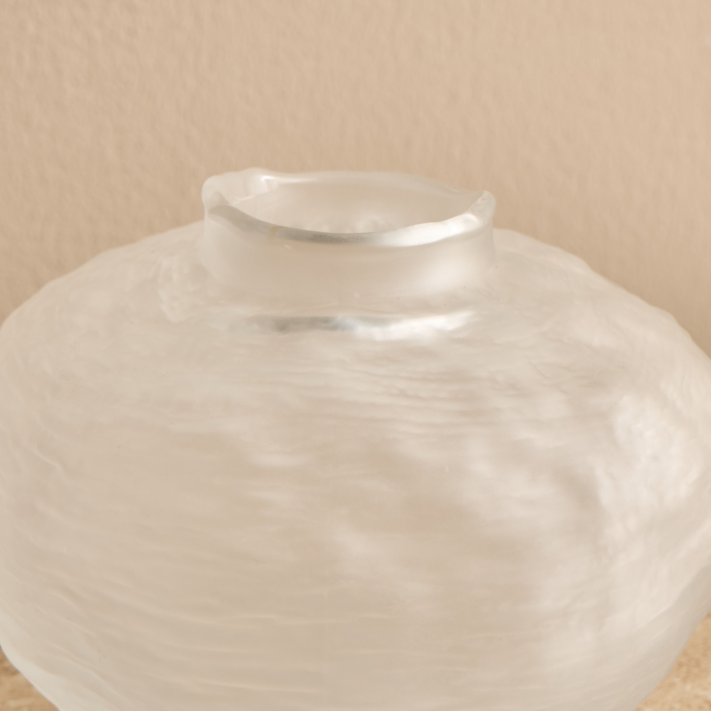 مزهرية طاولة زجاج - أميرة - 15 سم-household-decor-vasesandbowls-image-2
