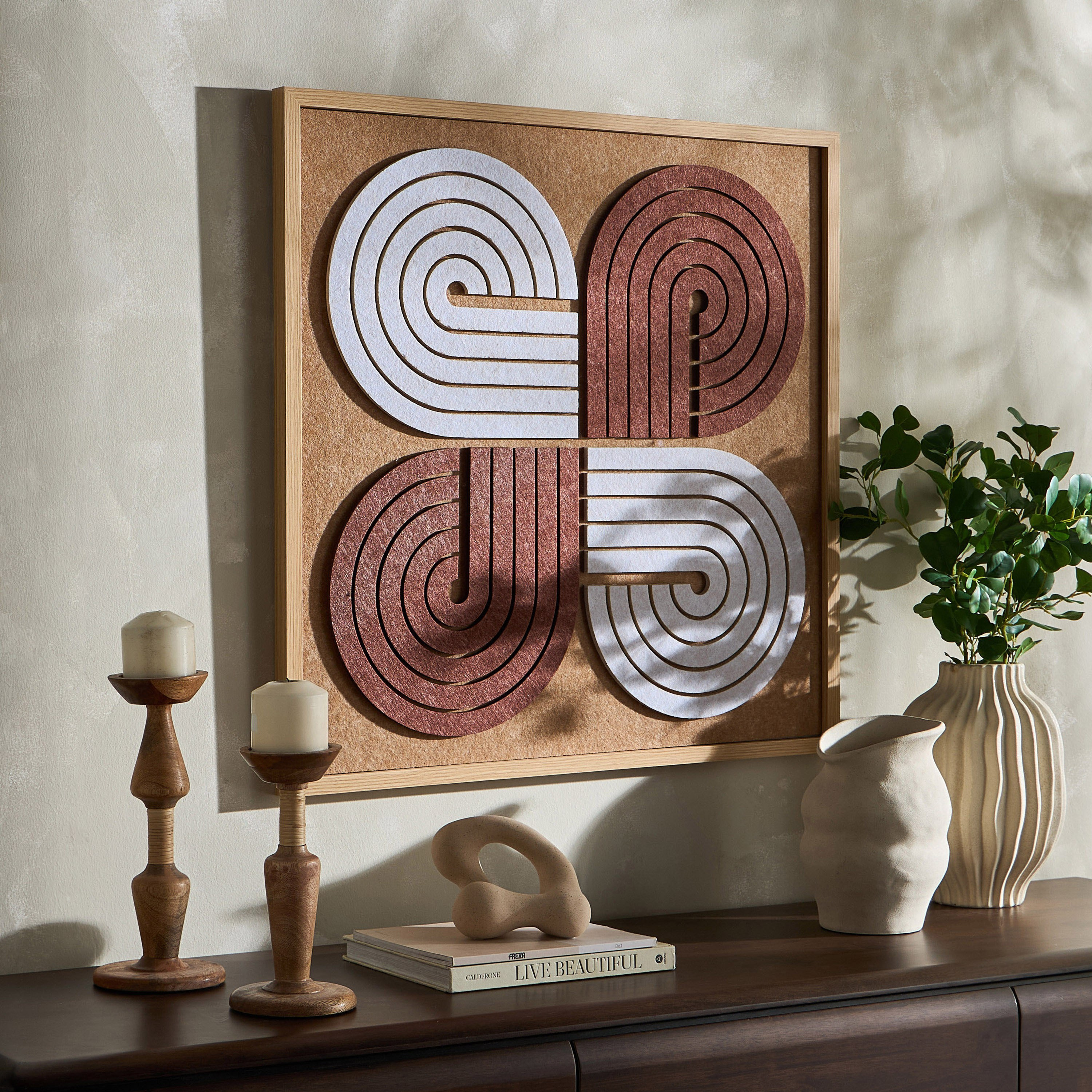 Vanny Framed Wall Art - 80x80 cm-household-walldecorandmirrors-wallart-image-3