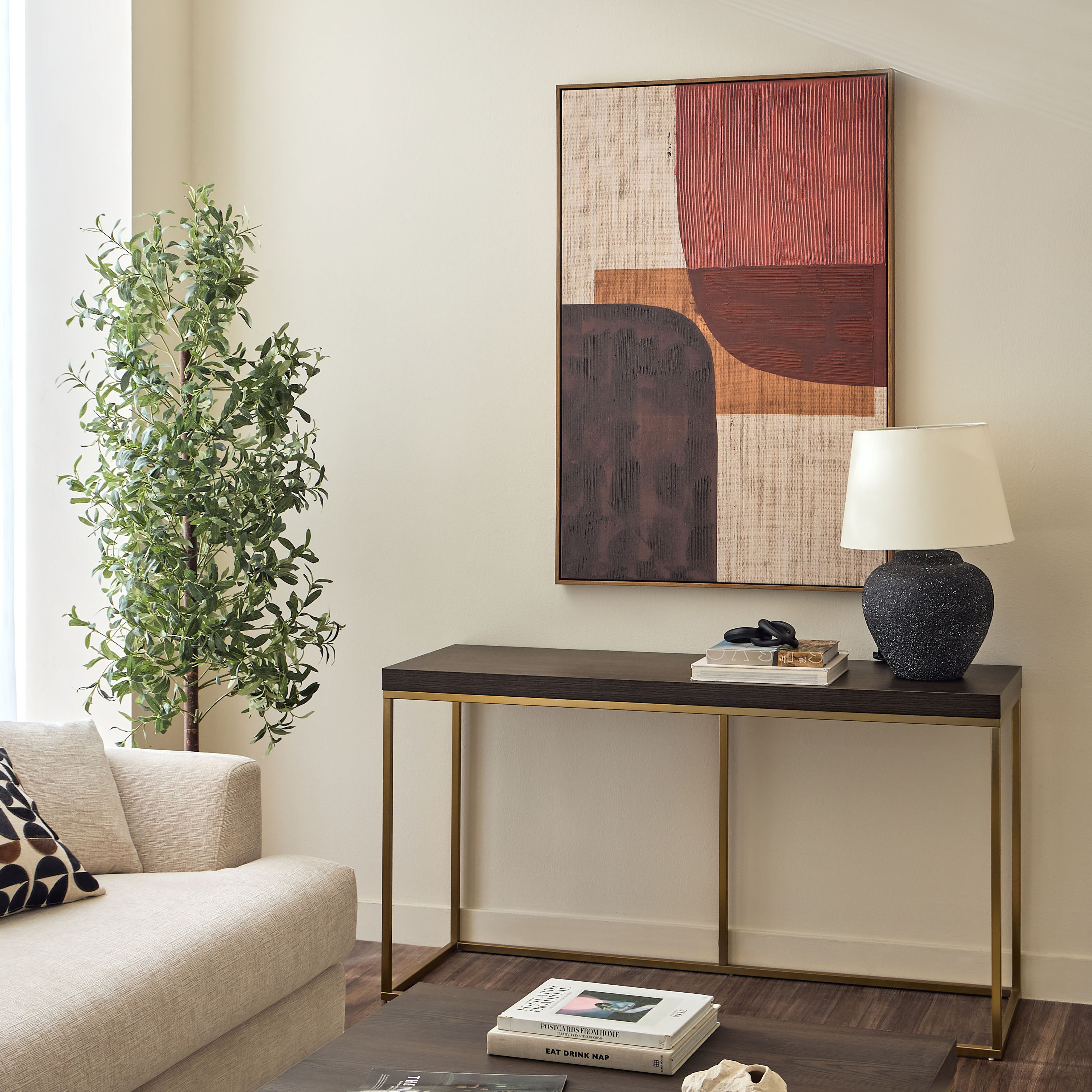 زينة حائط كانفاس مؤطرة - قاهر - 123x 83سم-household-walldecorandmirrors-wallart-image-3