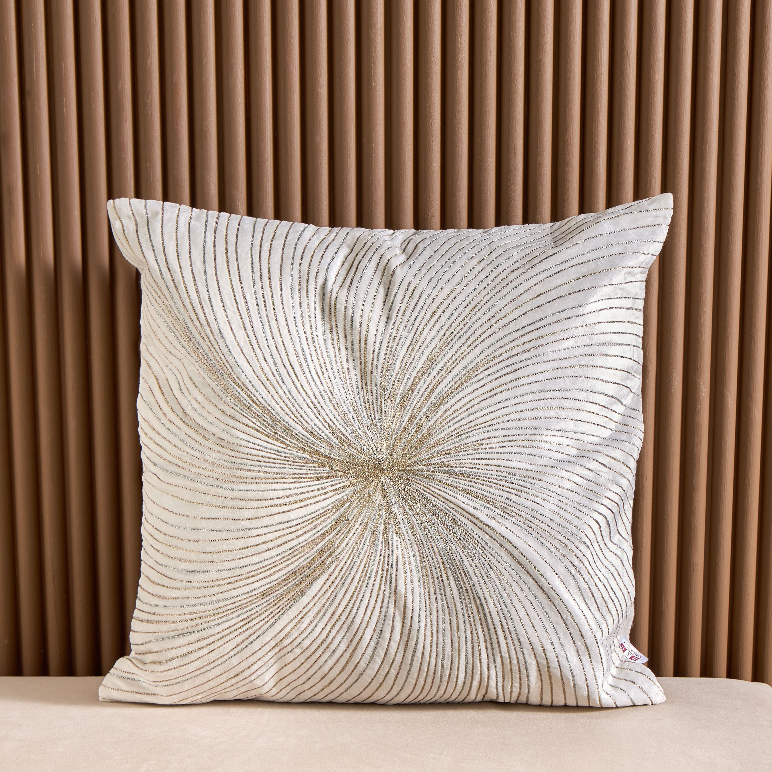 Amirah Falling Embroidered Cushion Cover - 50x50 cm-household-cushionsandthrows-cushioncovers-image-1