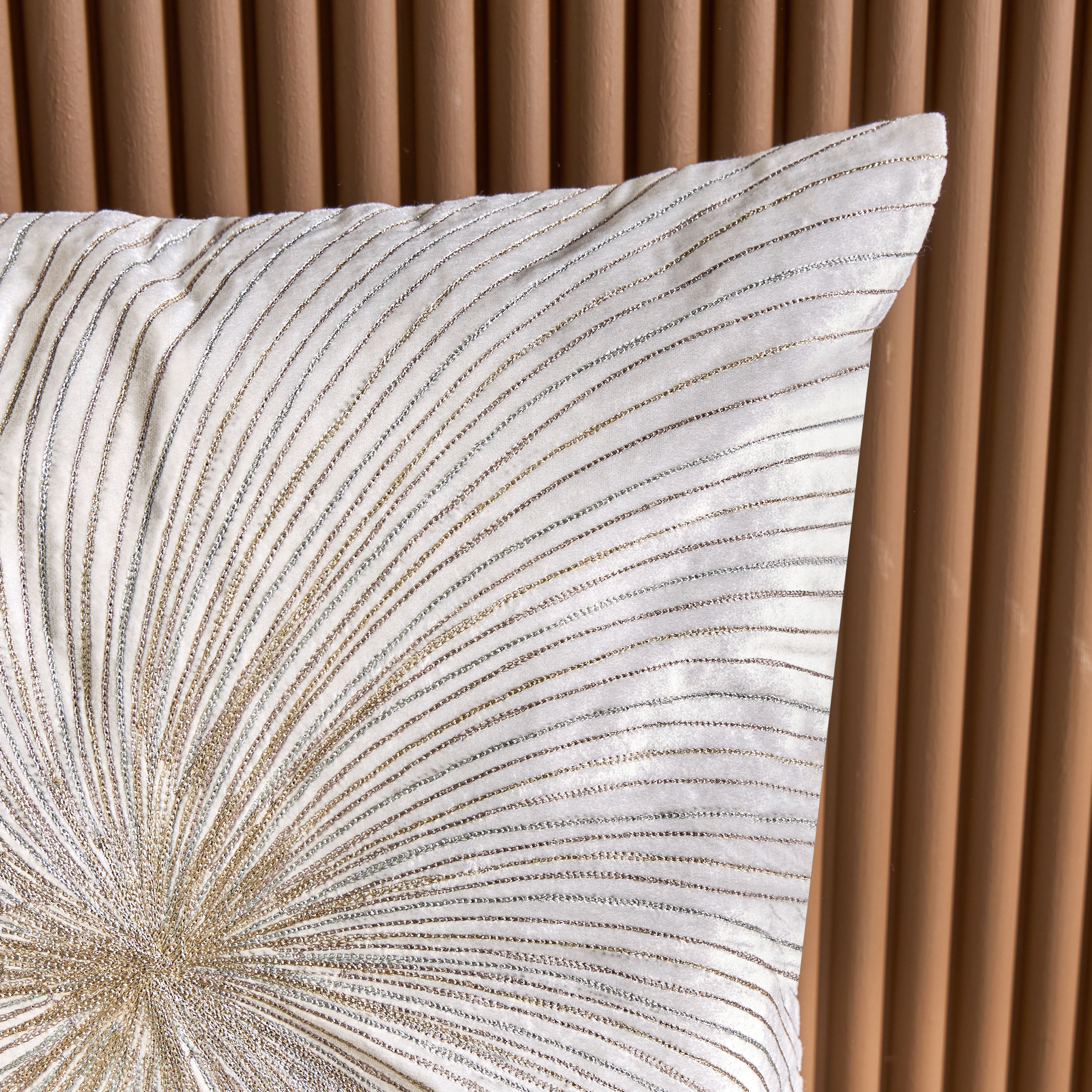 Amirah Falling Embroidered Cushion Cover - 50x50 cm-household-cushionsandthrows-cushioncovers-image-2
