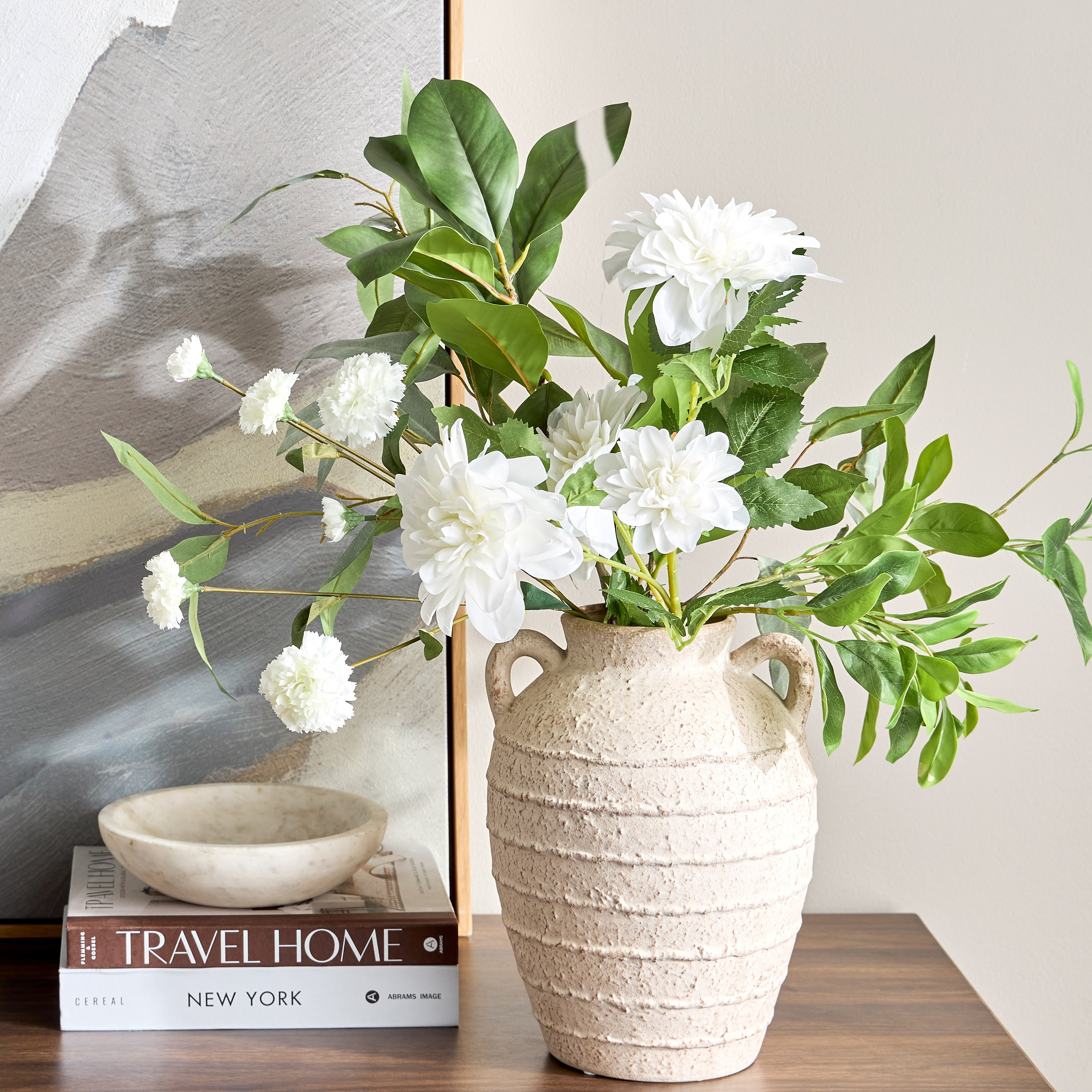 Lilac Floral Spray Plant - 60 cm-household-gardenandoutdoor-artificialflowersandplants-stems-image-3