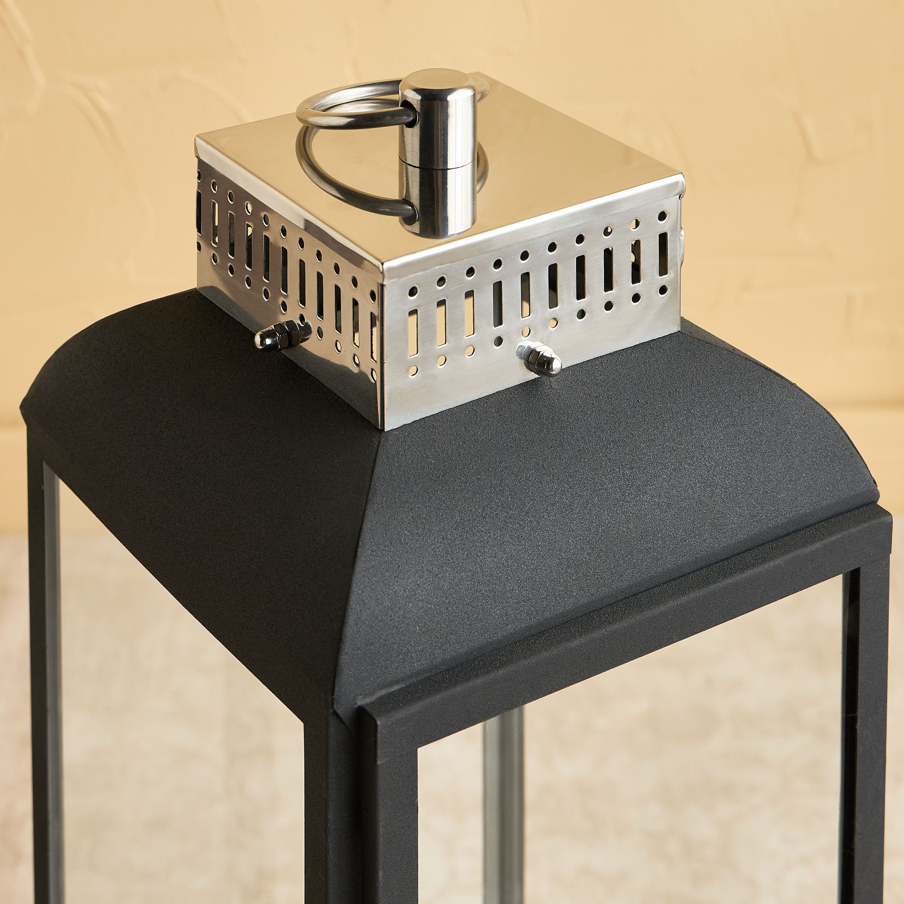 Berkton Stainless Steel Lantern - 56 cm-household-decor-candleholdersandlanterns-image-3
