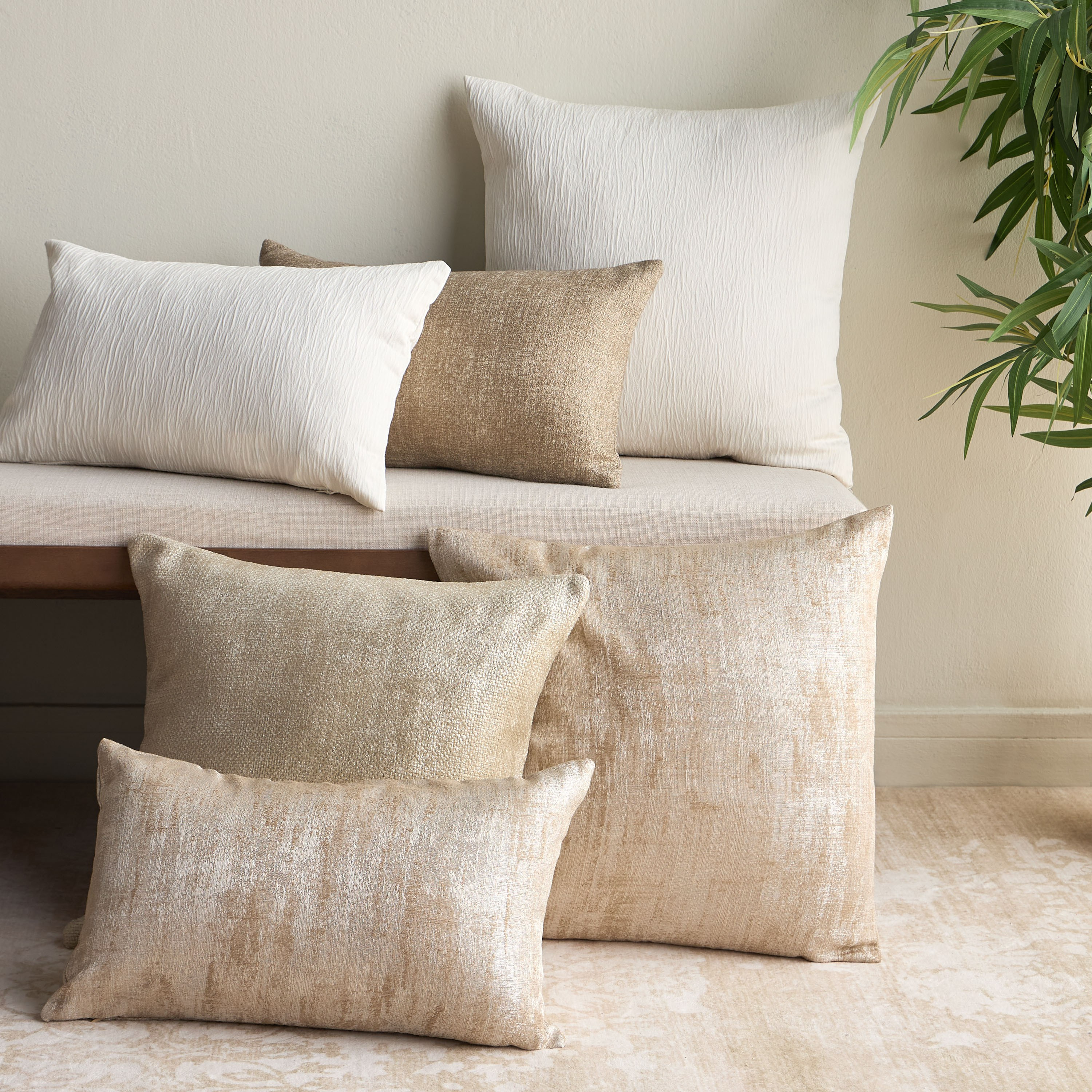 غطاء وسادة شنيل جاكار - بالمر - 50x50 سم-household-cushionsandthrows-cushioncovers-image-7