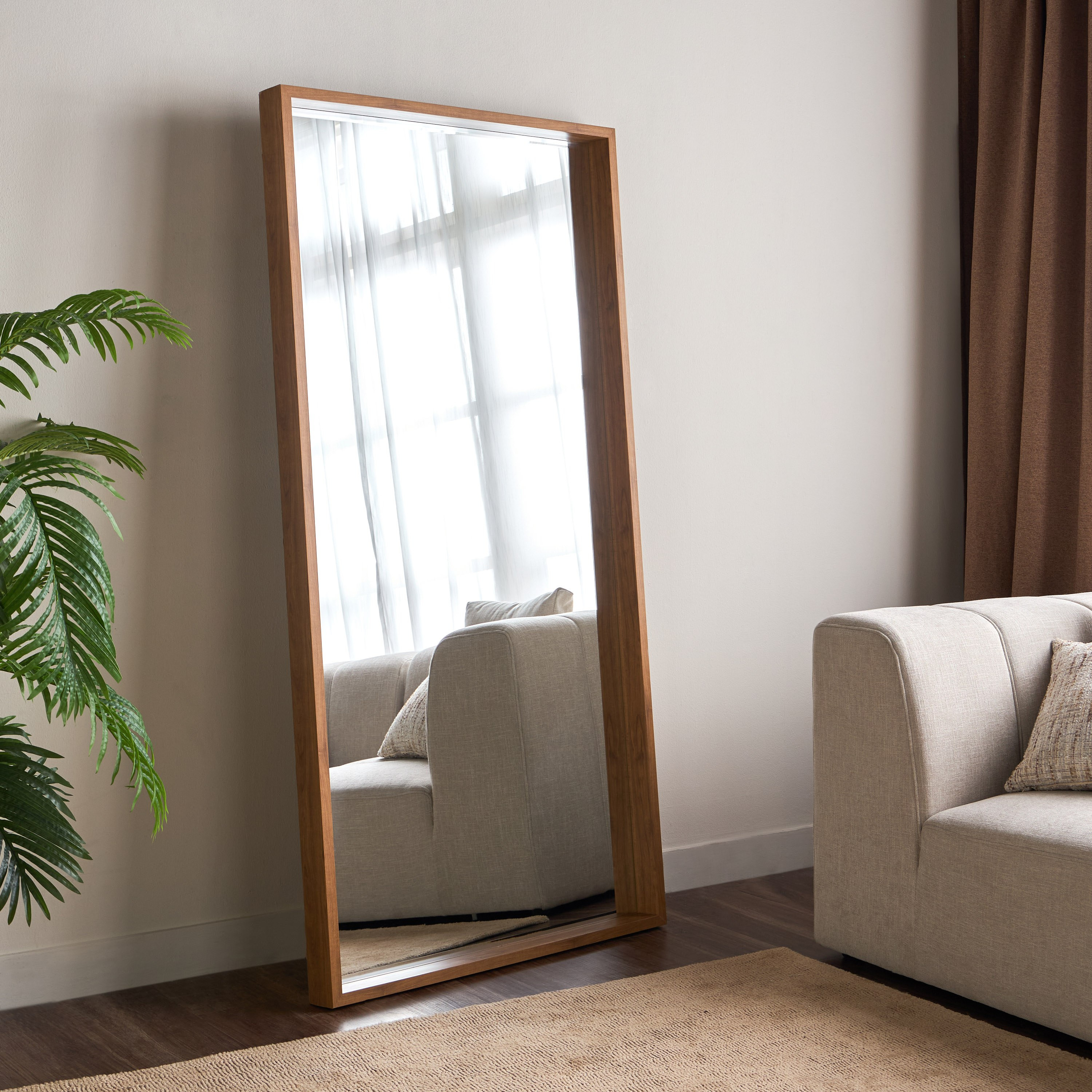 Ceto Bevelled Leaner Mirror - 194x104 cm-household-walldecorandmirrors-mirrors-floormirrors-image-1