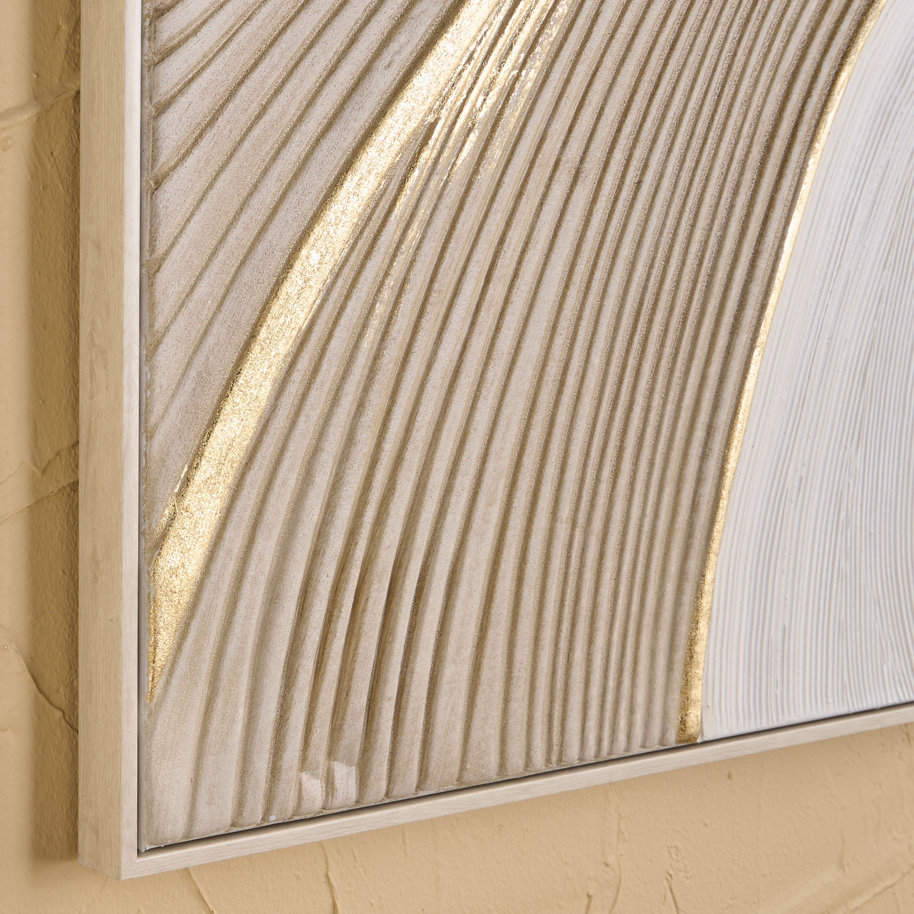زينة حائط كانفاس مؤطرة تجريدية - نيسا - 120x80 سم-household-walldecorandmirrors-wallart-image-2