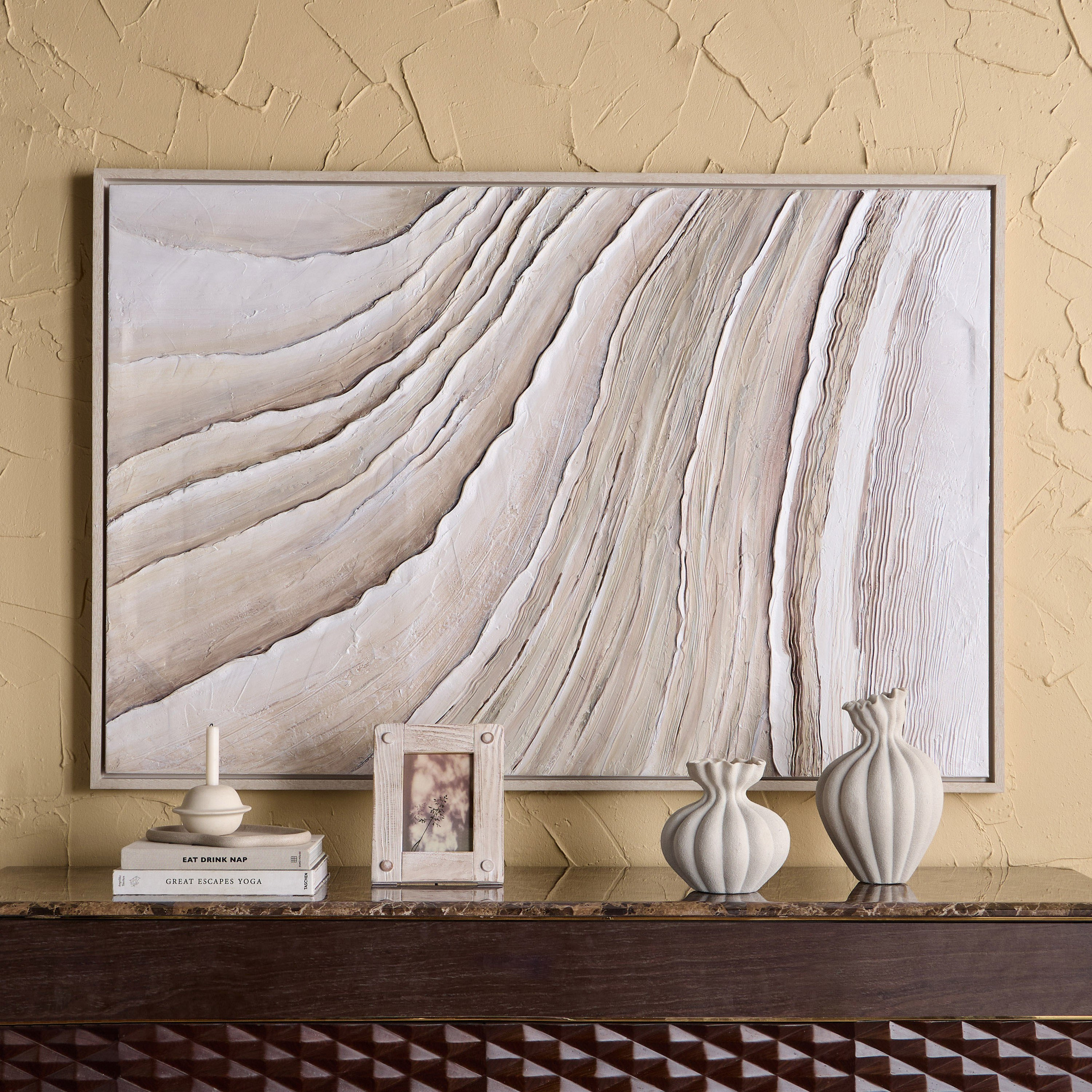 Voura Framed Canvas Wall Art - 100x150 cm-household-walldecorandmirrors-wallart-image-3