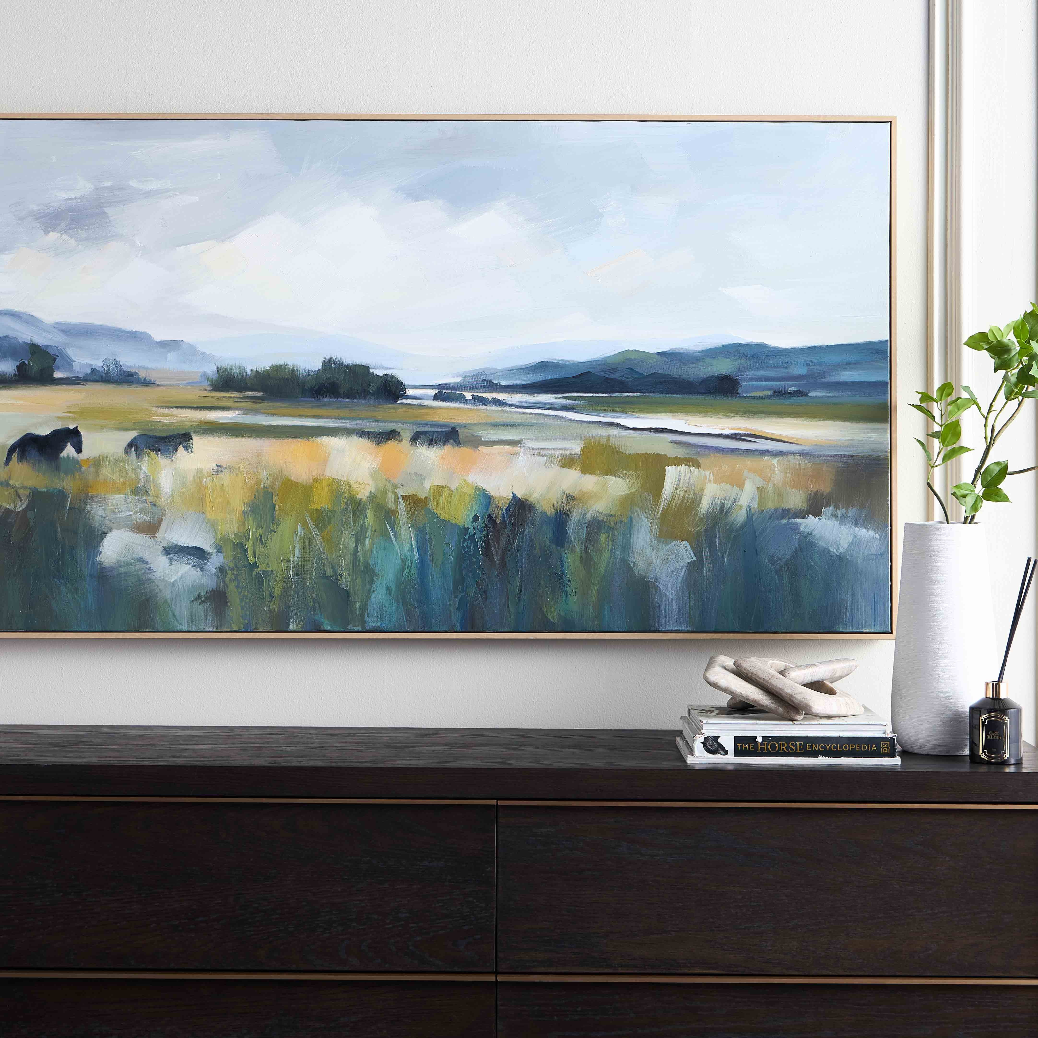 زينة حائط كانفاس مؤطرة بألوان زيتية - يوروتاس- 180x80 سم-household-walldecorandmirrors-wallart-image-3
