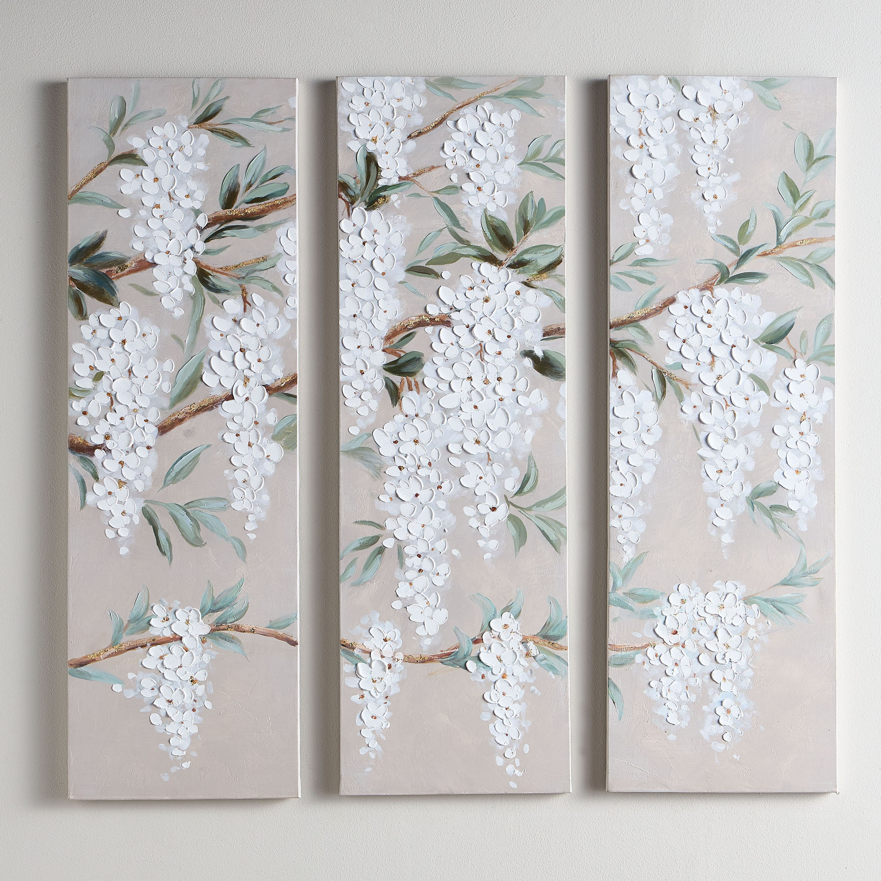 Hayati 3-Piece Panel Canvas Wall Art Set - 120x120 cm-household-walldecorandmirrors-wallart-image-1