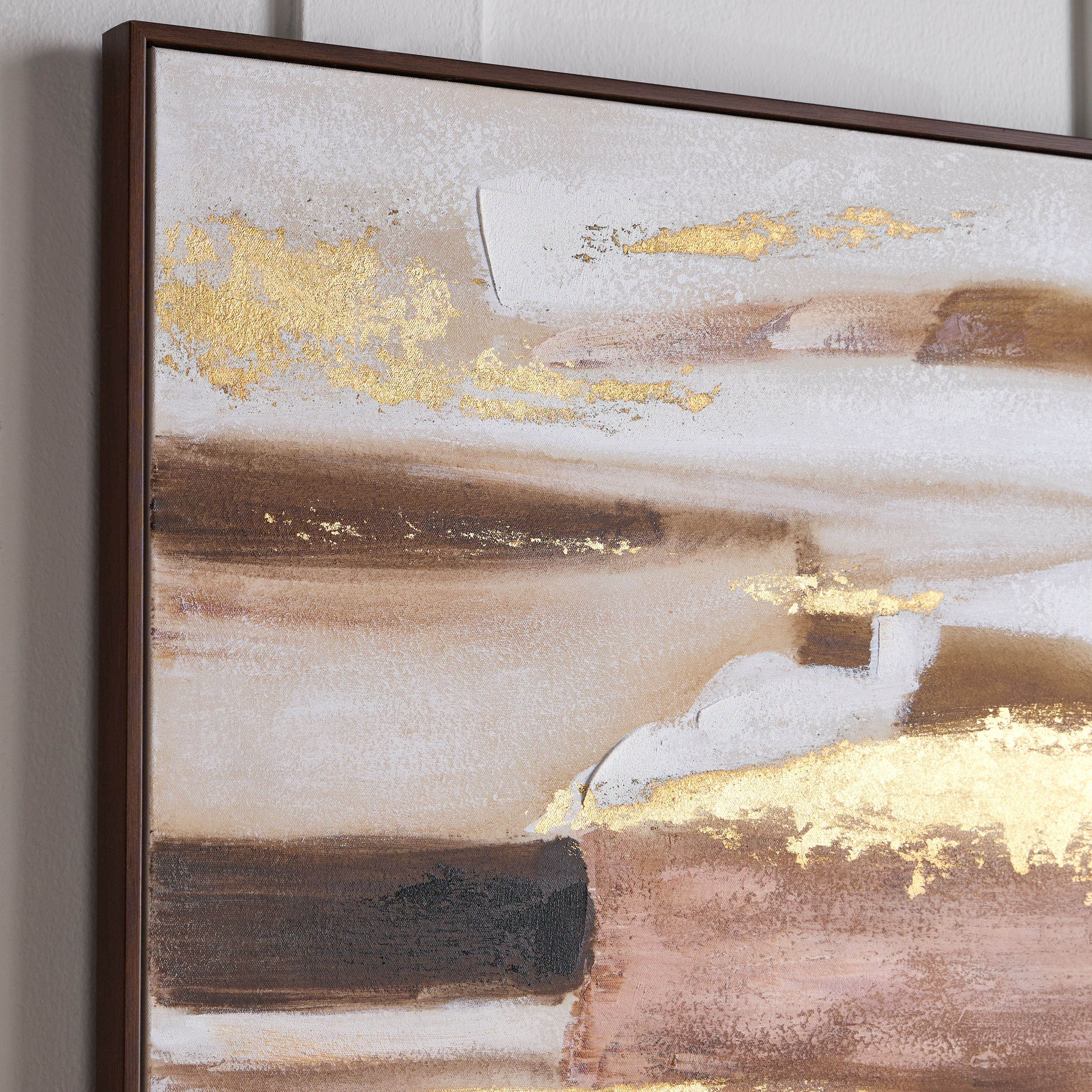 Agra Oil Painting Framed Canvas Wall Art - 120x80 cm-household-walldecorandmirrors-wallart-image-3