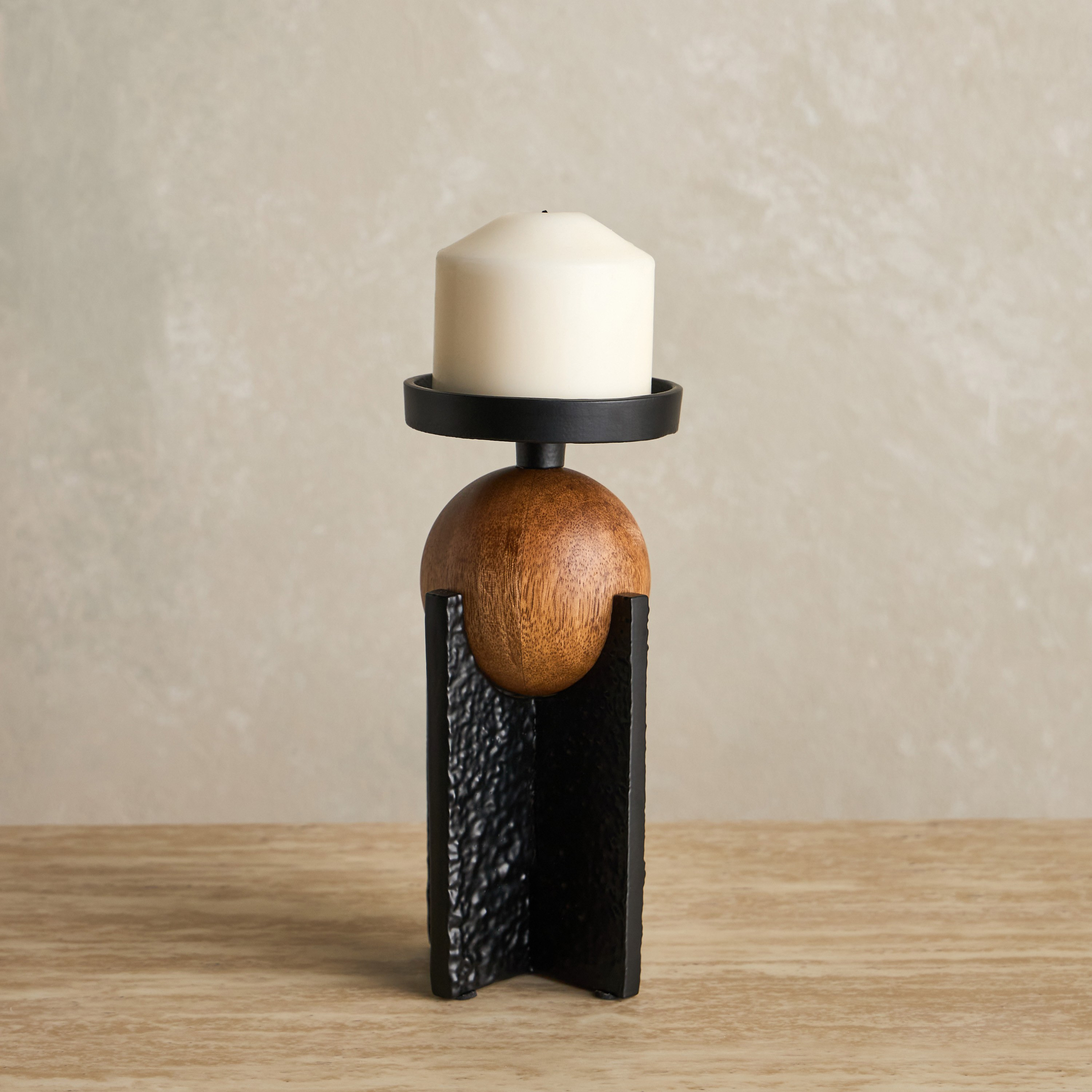 LouLou Pillar Candleholder-household-decor-candleholdersandlanterns-image-1