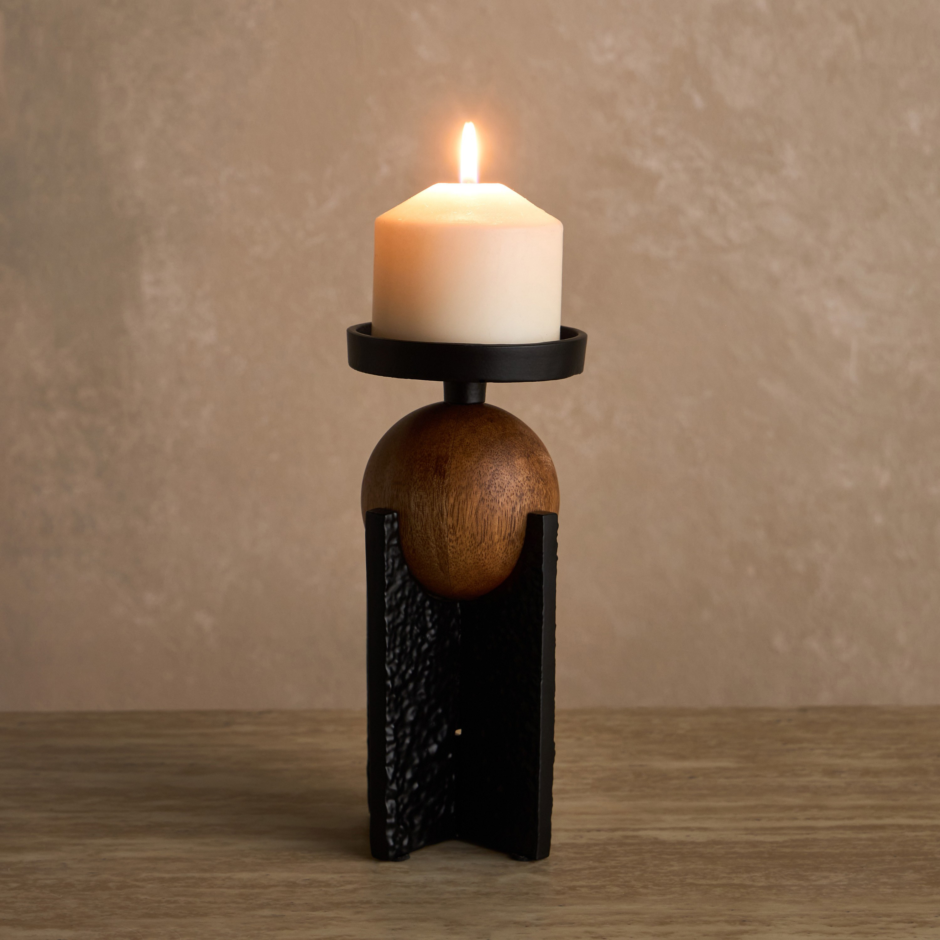 LouLou Pillar Candleholder-household-decor-candleholdersandlanterns-image-2