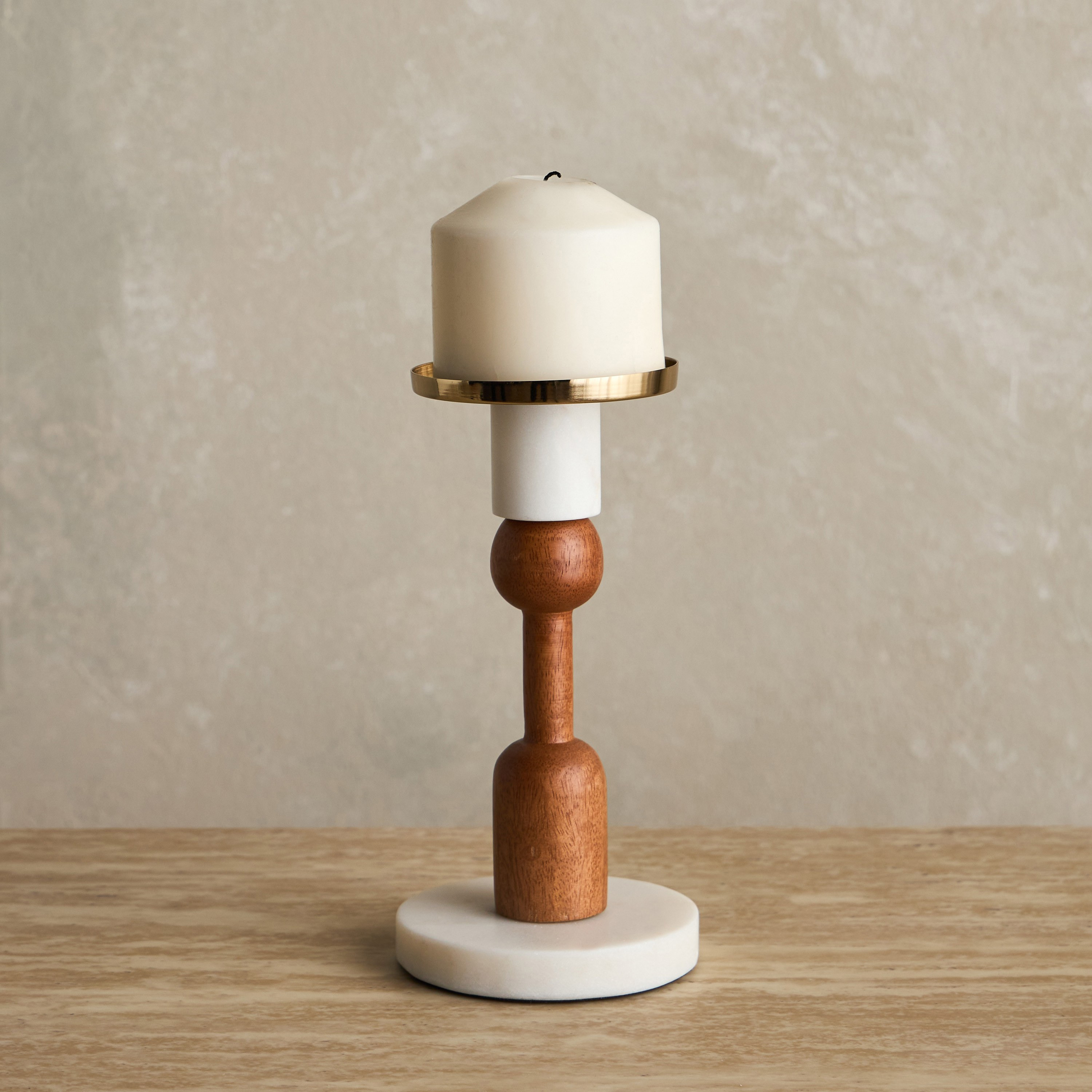 LouLou Pillar Candleholder-household-decor-candleholdersandlanterns-image-1