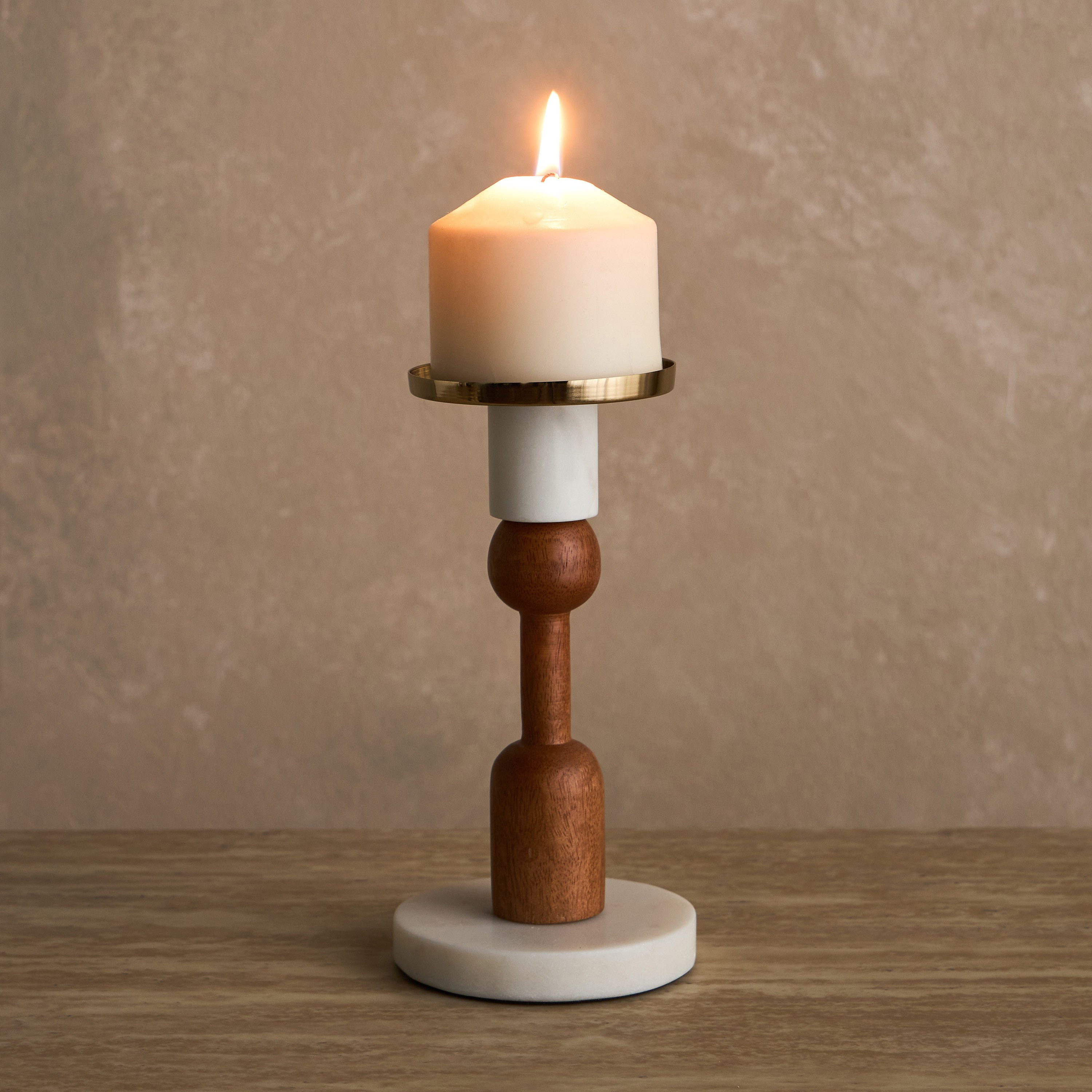 LouLou Pillar Candleholder-household-decor-candleholdersandlanterns-image-2