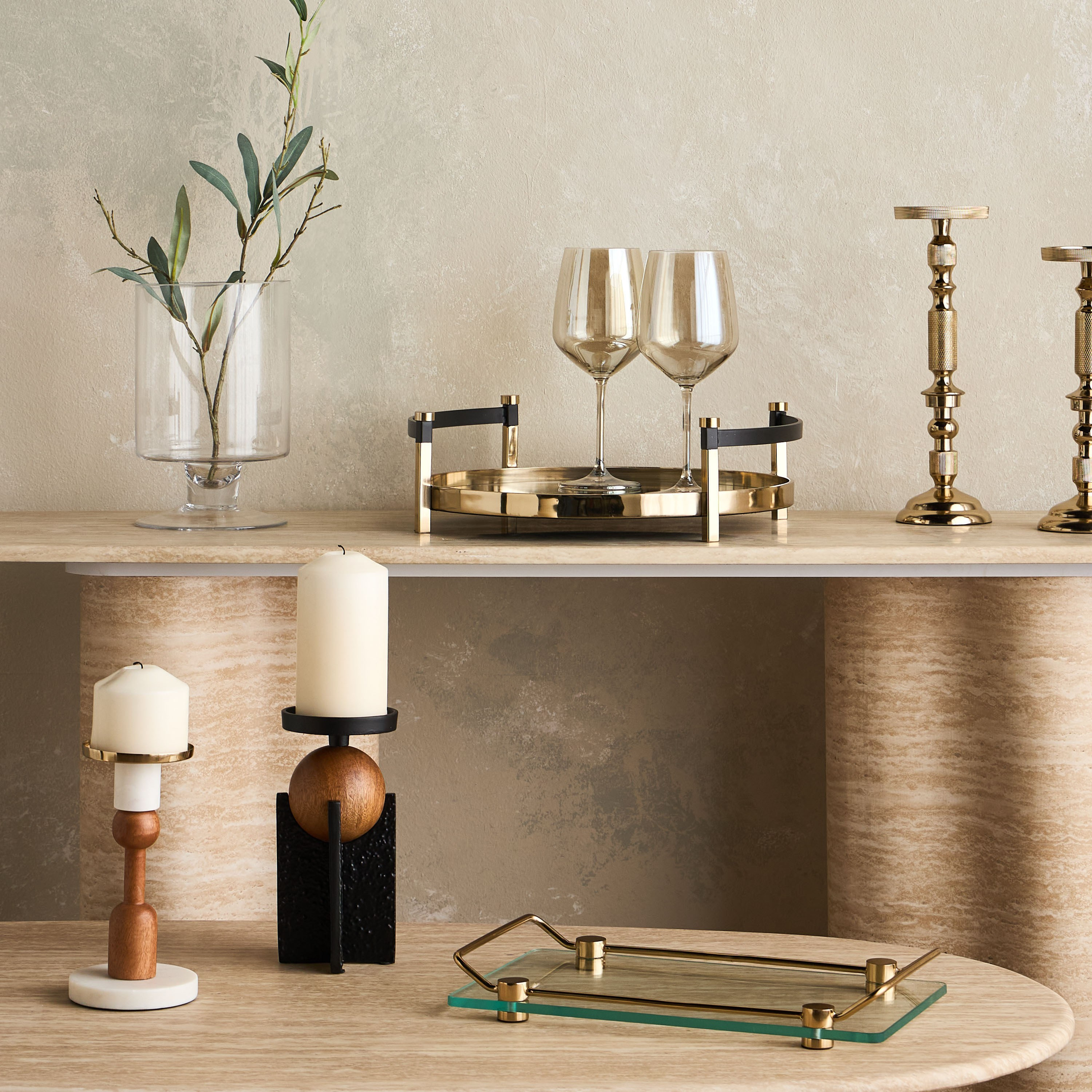 LouLou Pillar Candleholder-household-decor-candleholdersandlanterns-image-4