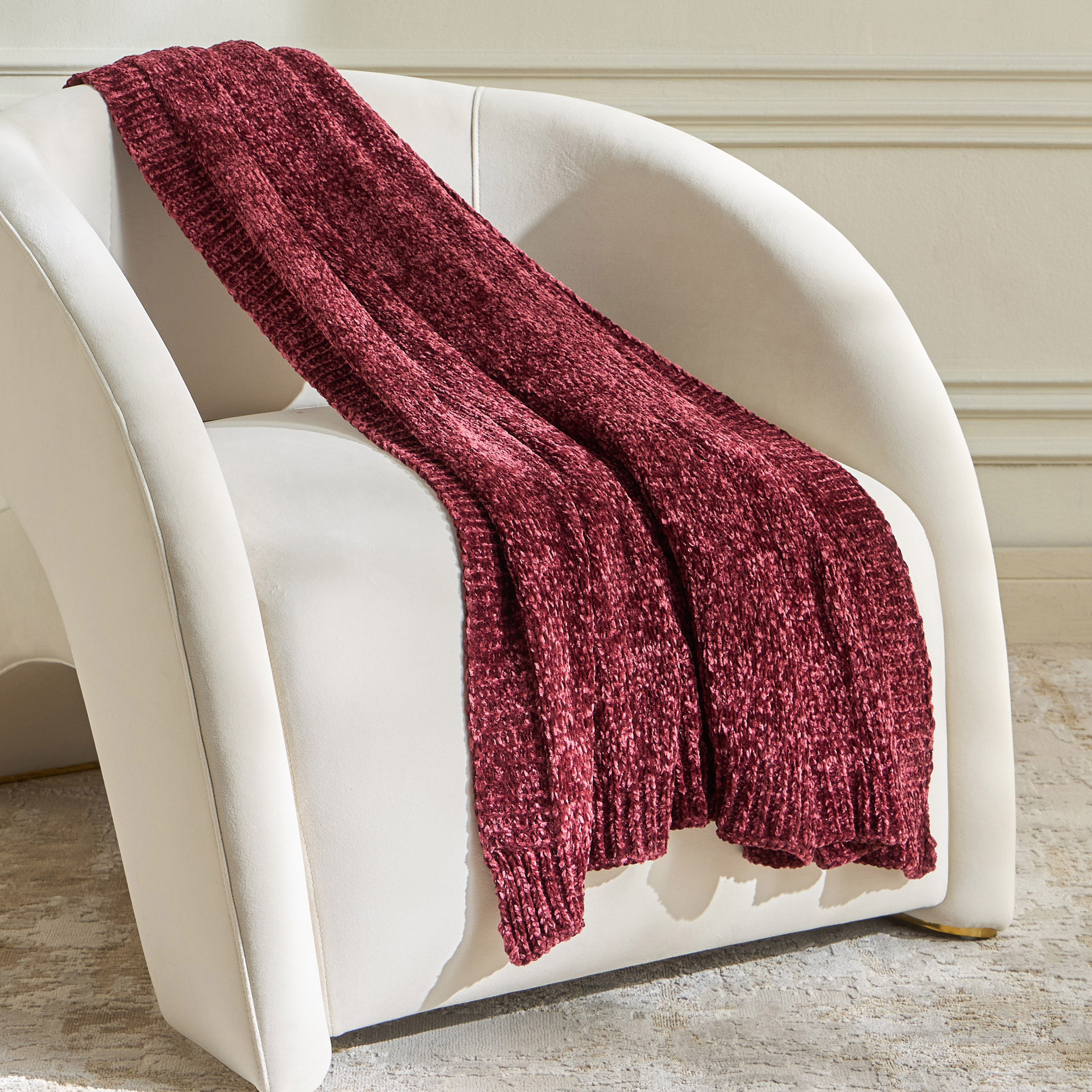 Winston Chenille Throw - 130x170 cm-household-cushionsandthrows-throwsandblankets-throws-image-1