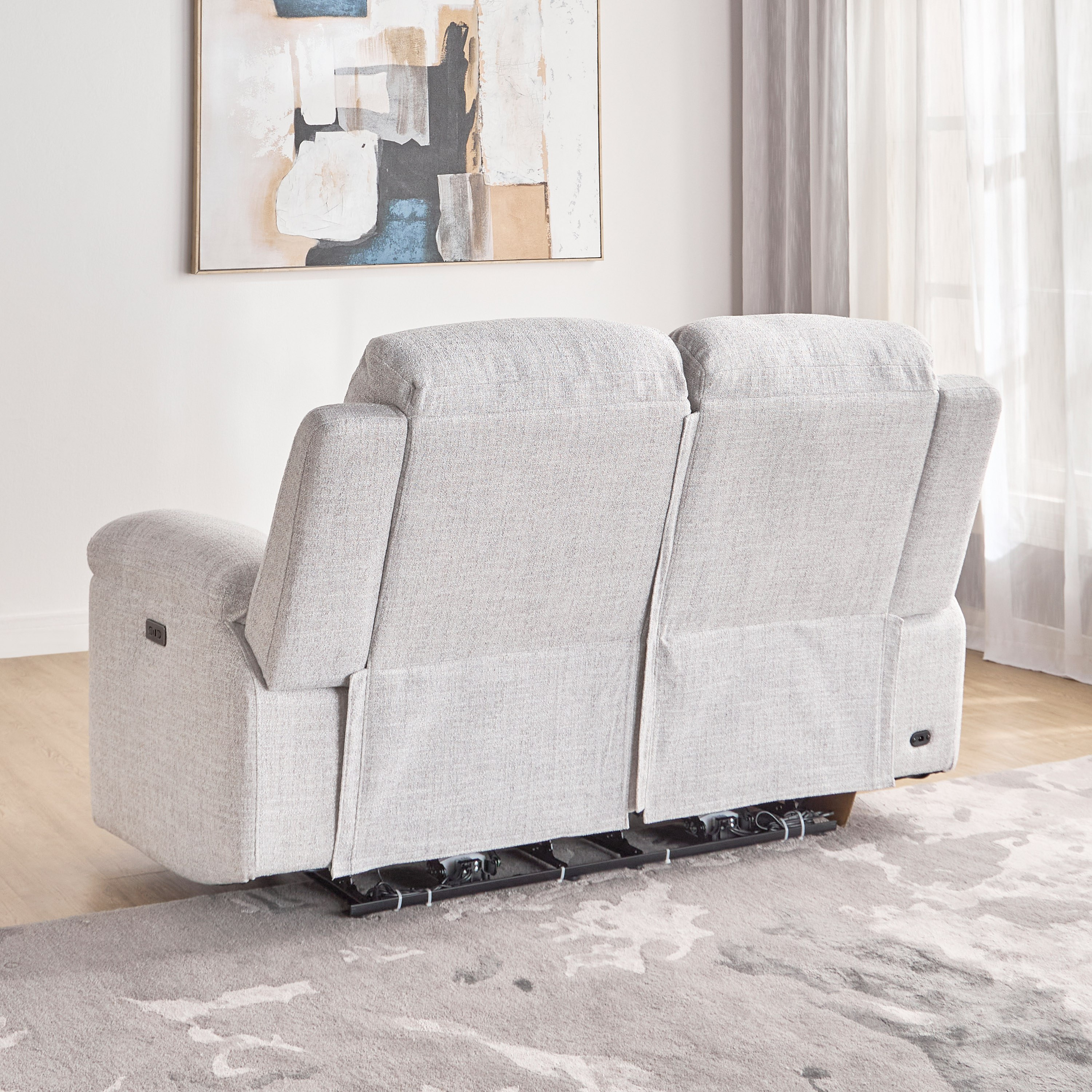 كنبة استرخاء كهربائية مقعدين قماش - نيمبوس-furniture-sofaandseating-recliners-image-6