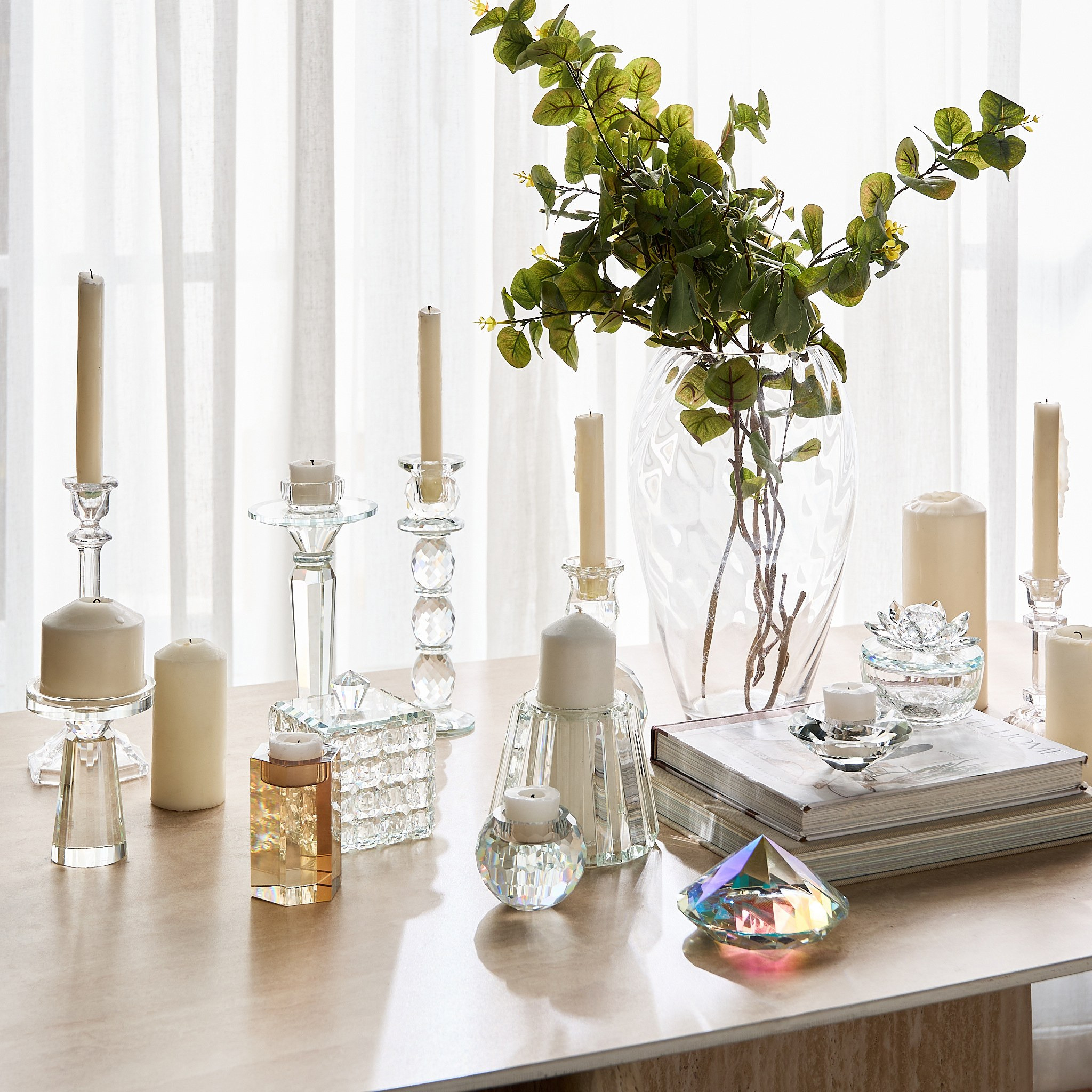 Huda Helix Taper Candleholder-household-decor-candleholdersandlanterns-image-4