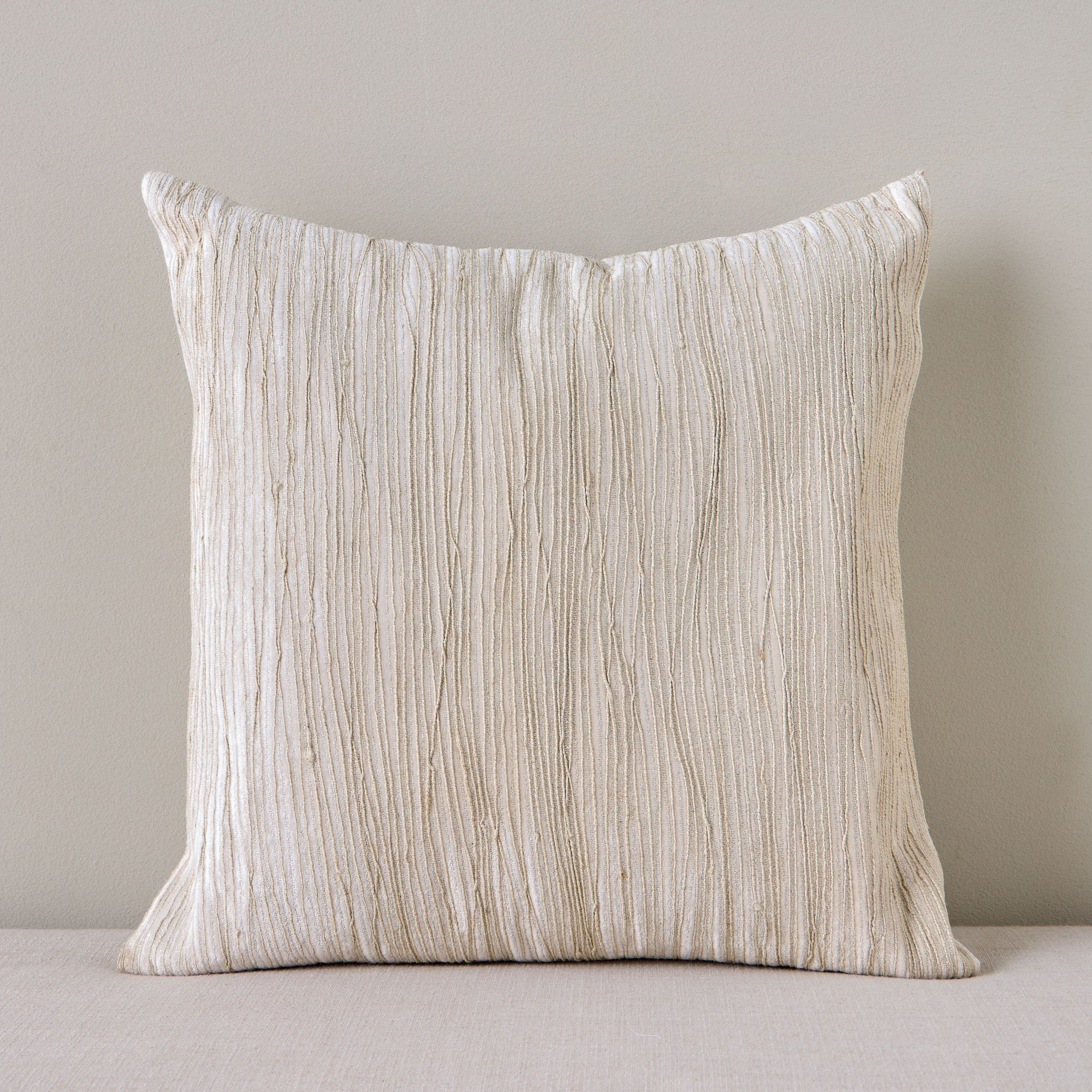 Curated Luxe Doori Embroidered Filled Cushion - 50x50 cm-household-cushionsandthrows-filledcushions-decorativecushions-image-1
