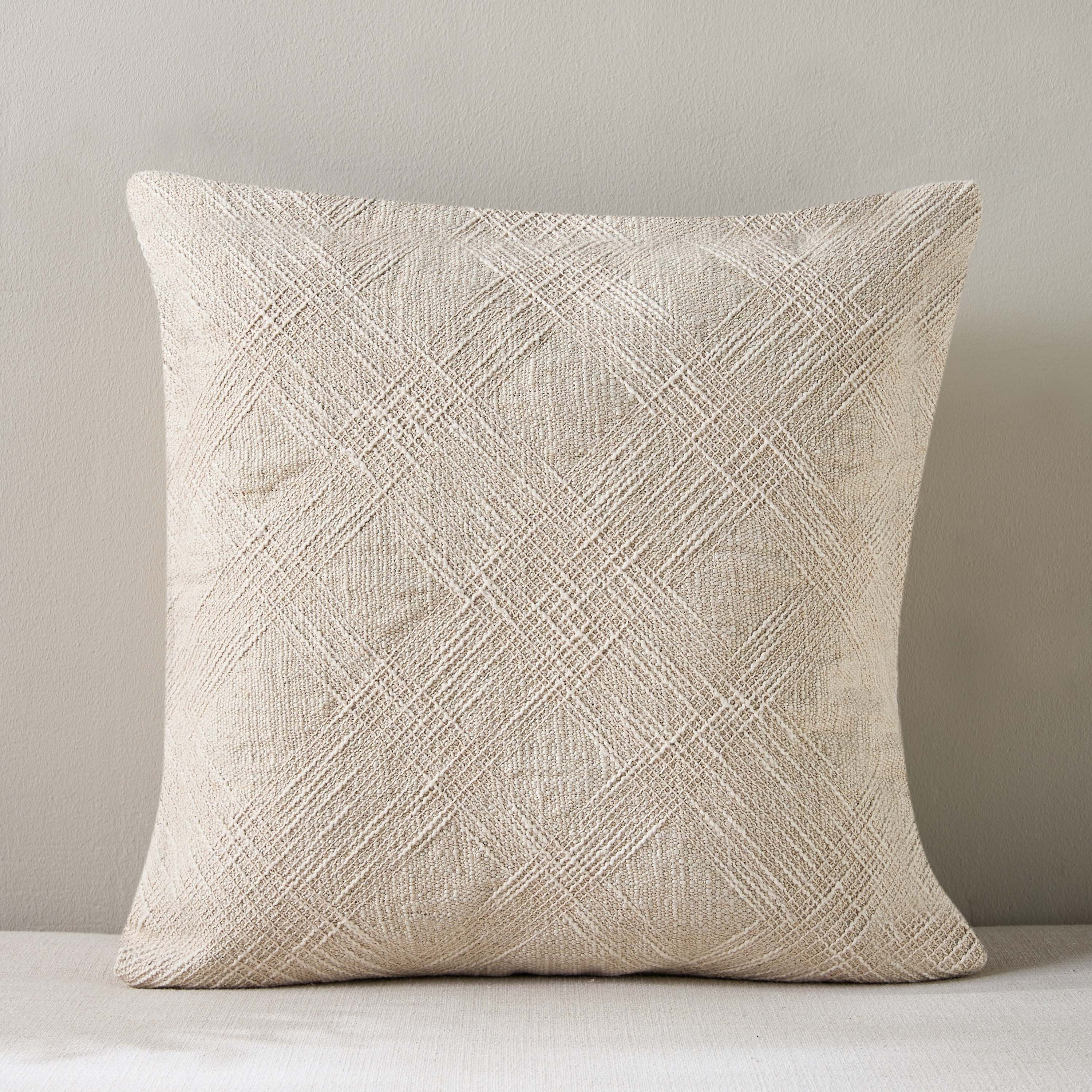 Lyra Geo Embroidered Cushion Cover - 50x50 cm-household-cushionsandthrows-cushioncovers-image-1