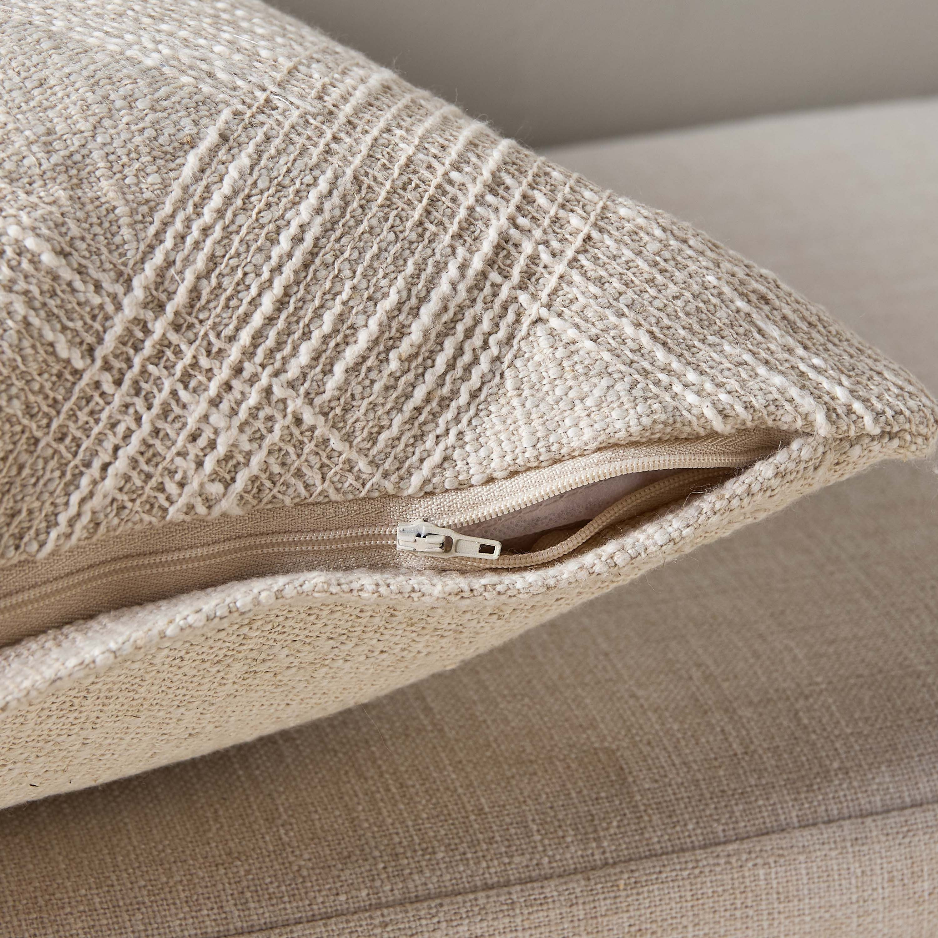 Lyra Geo Embroidered Cushion Cover - 50x50 cm-household-cushionsandthrows-cushioncovers-image-3