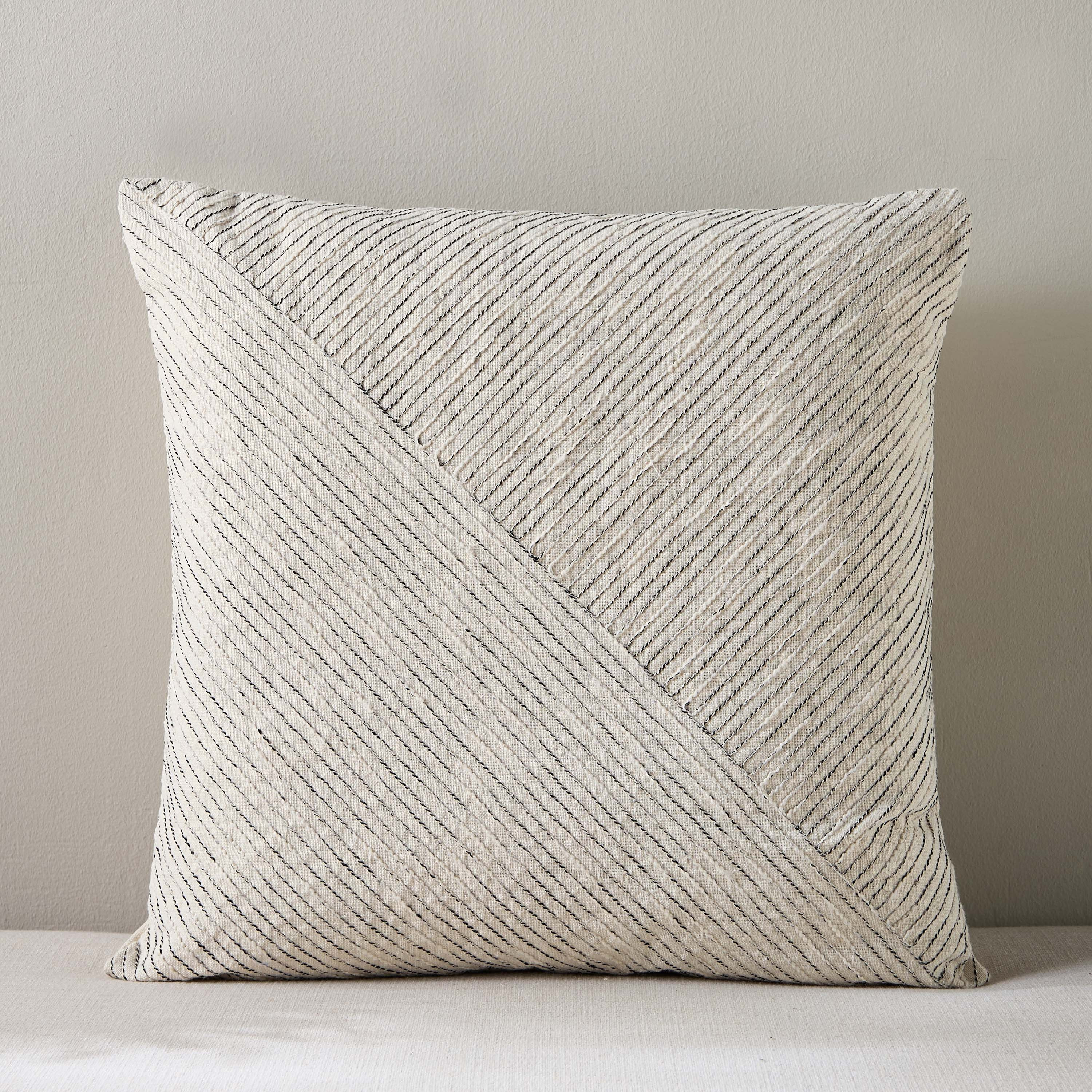 Elara Embroidered Cushion Cover - 50x50 cm-household-cushionsandthrows-cushioncovers-image-1