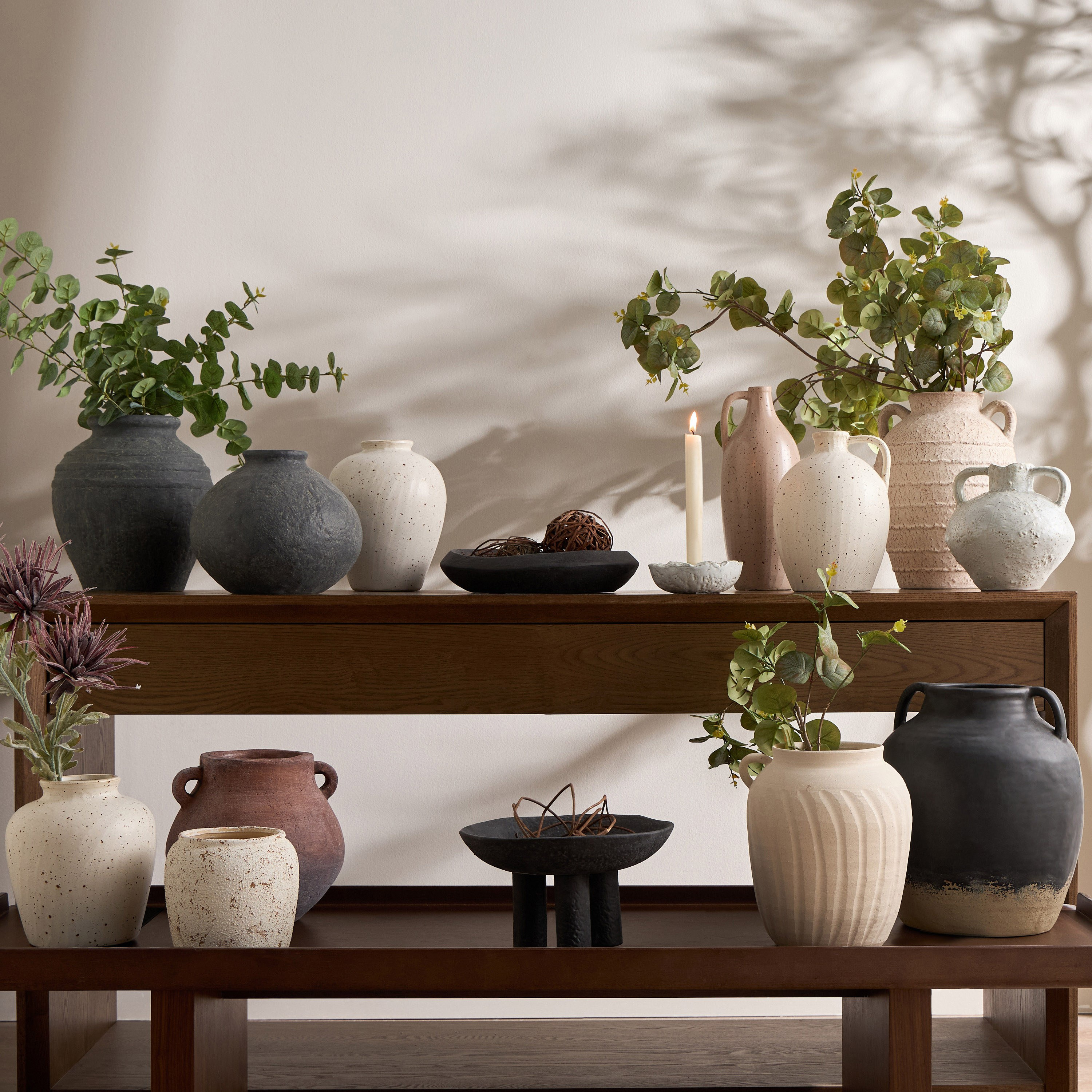 Raha Ceramic Vase - 24 cm-household-decor-vasesandbowls-image-3