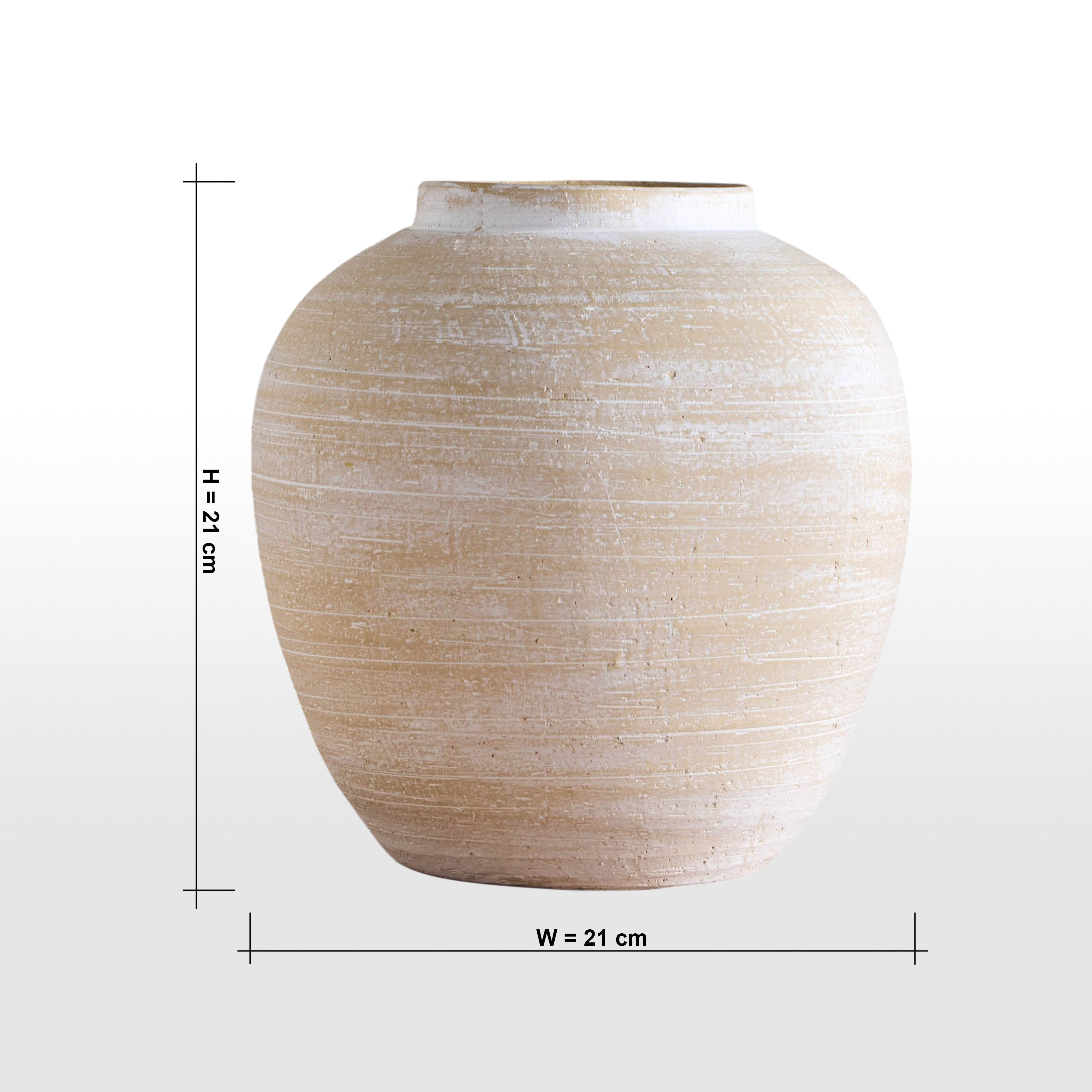 Nexus Ceramic Vase - 21 cm-household-decor-vasesandbowls-image-4