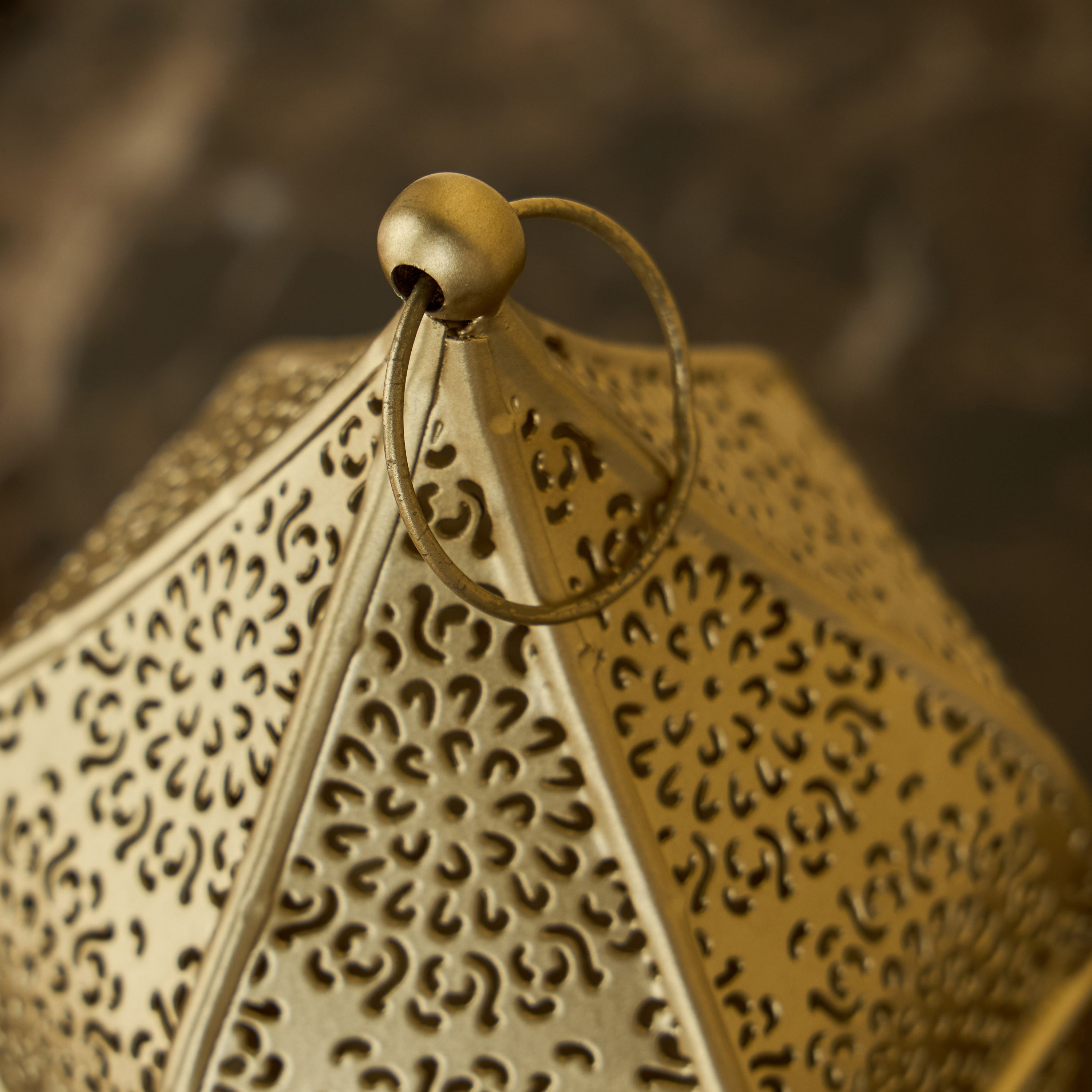 Vigo Iron and Glass Lantern - 23 cm-household-decor-candleholdersandlanterns-image-4