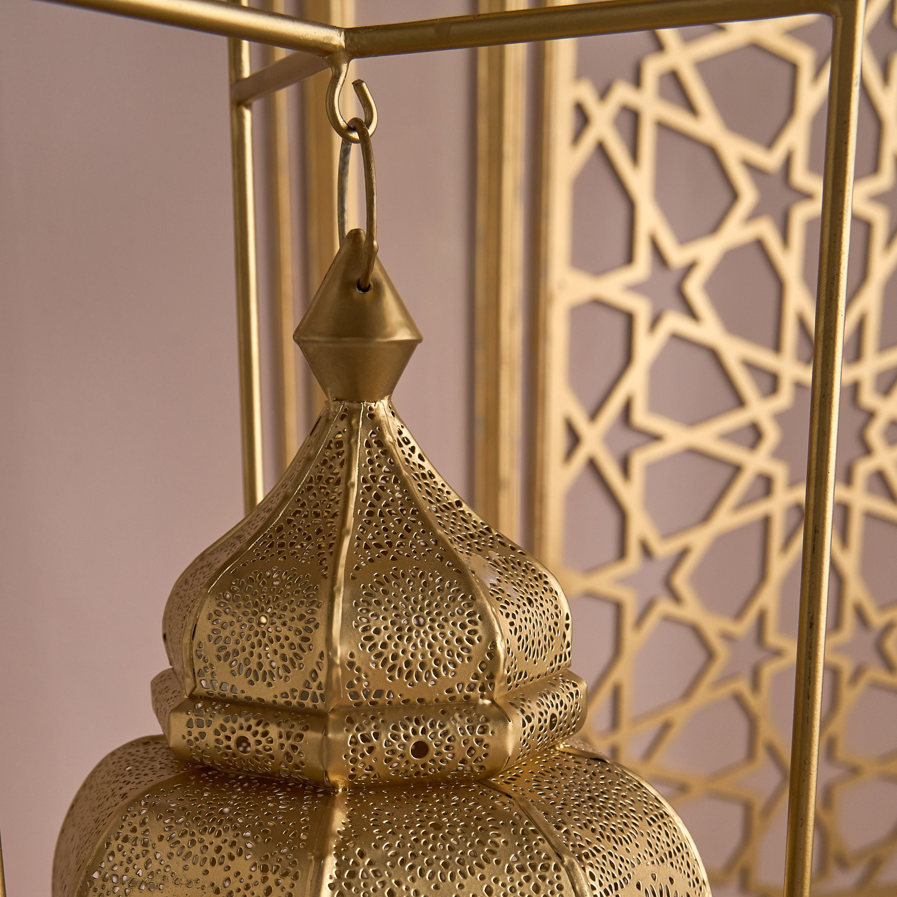 Alcoy Iron Hanging Tealight Lantern - 146 cm-household-decor-candleholdersandlanterns-image-3