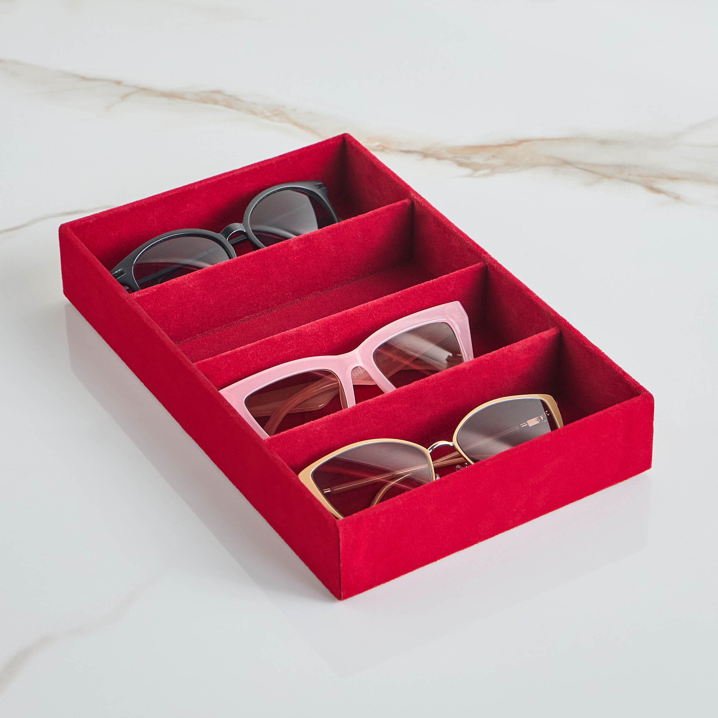 صينية نظارات 4 أقسام - فلوسكي-household-storage-jewelleryorganizing-jewellerytrays-image-1