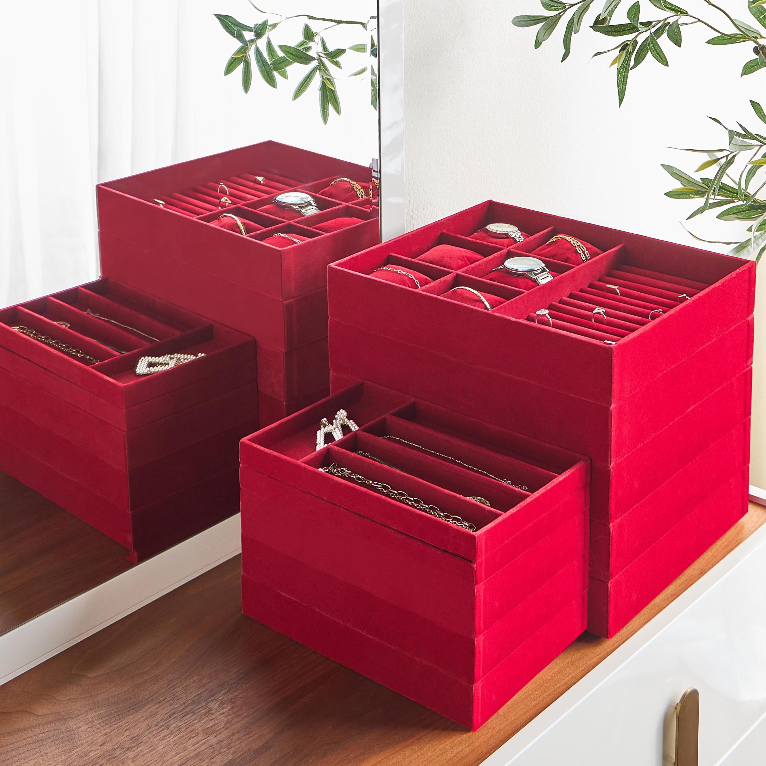 صينية نظارات 4 أقسام - فلوسكي-household-storage-jewelleryorganizing-jewellerytrays-image-4