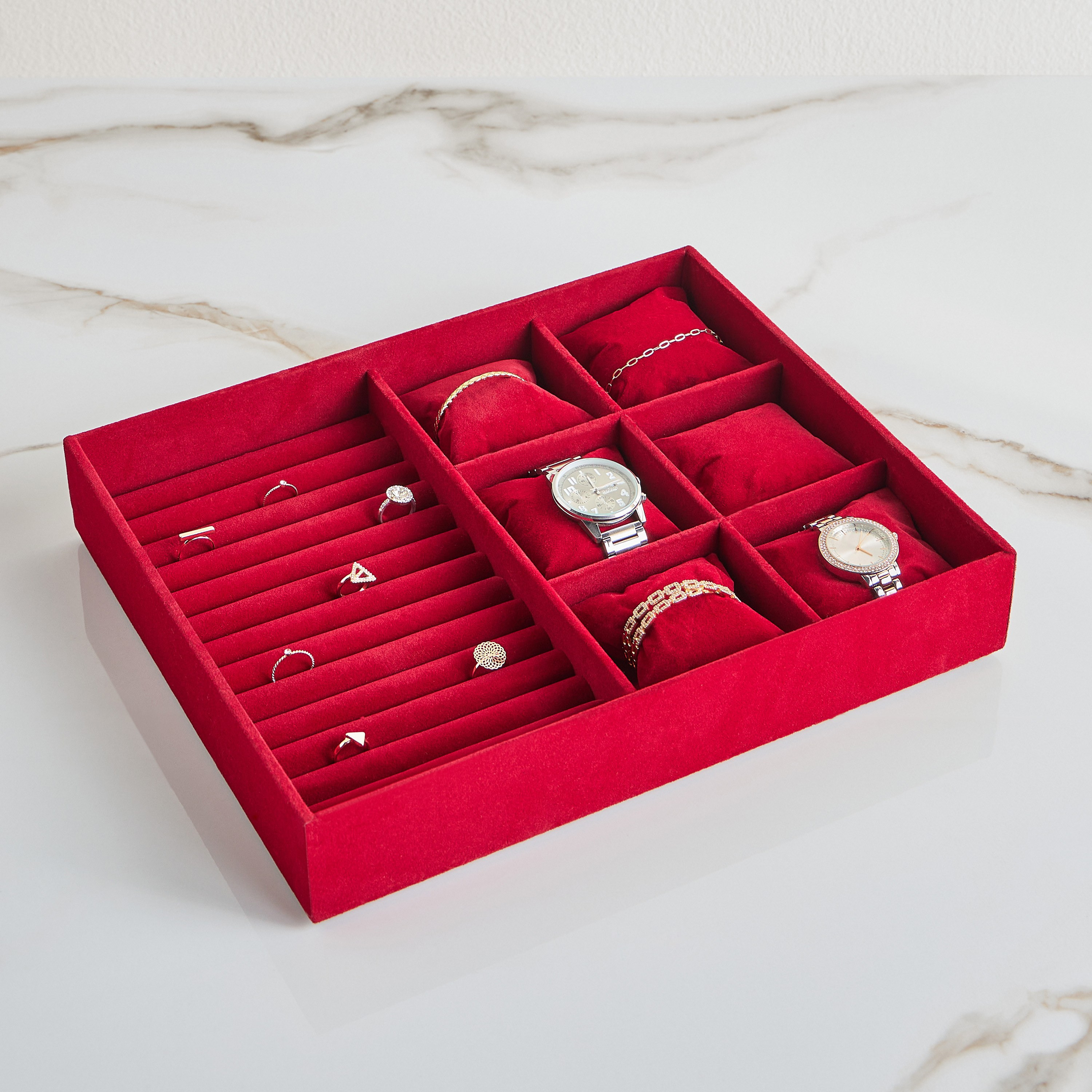 صينية مجوهرات 8 أقسام - فلوسكي-household-storage-jewelleryorganizing-jewellerytrays-image-1