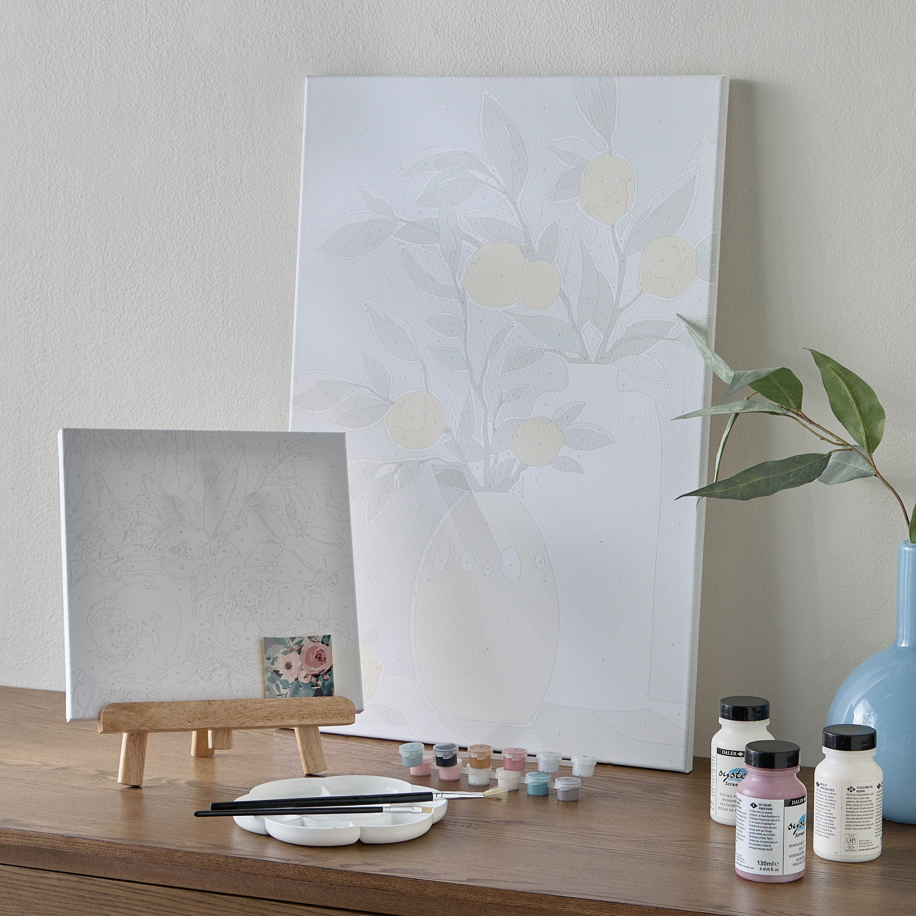 Juvila Paint it Yourself Unframed Canvas Wall Art - 40x60 cm-household-walldecorandmirrors-wallart-image-4