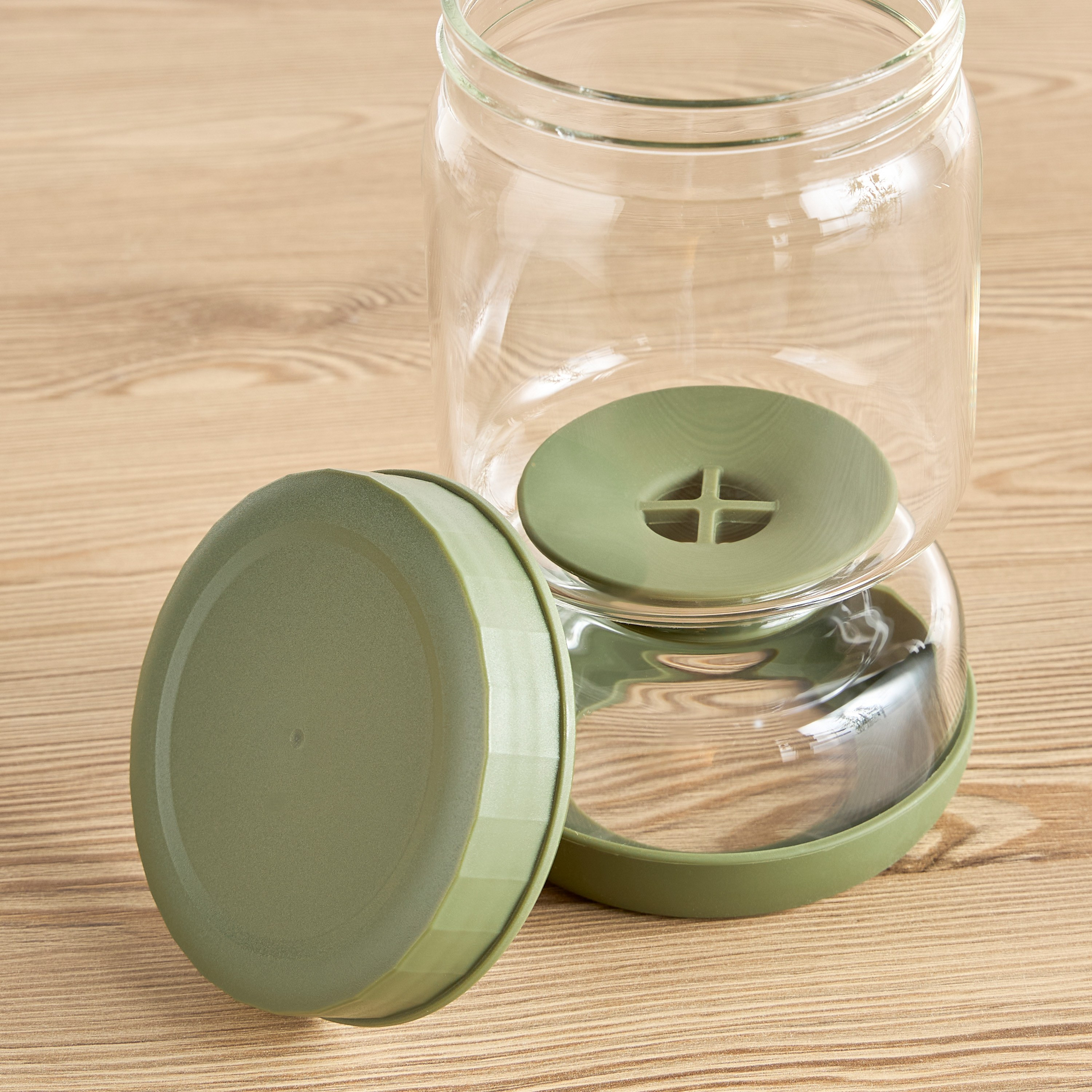 Kyros Pickle Fermentation Hourglass Jar - 910 ml-household-kitchen-foodstorage-spiceracksandjars-image-4