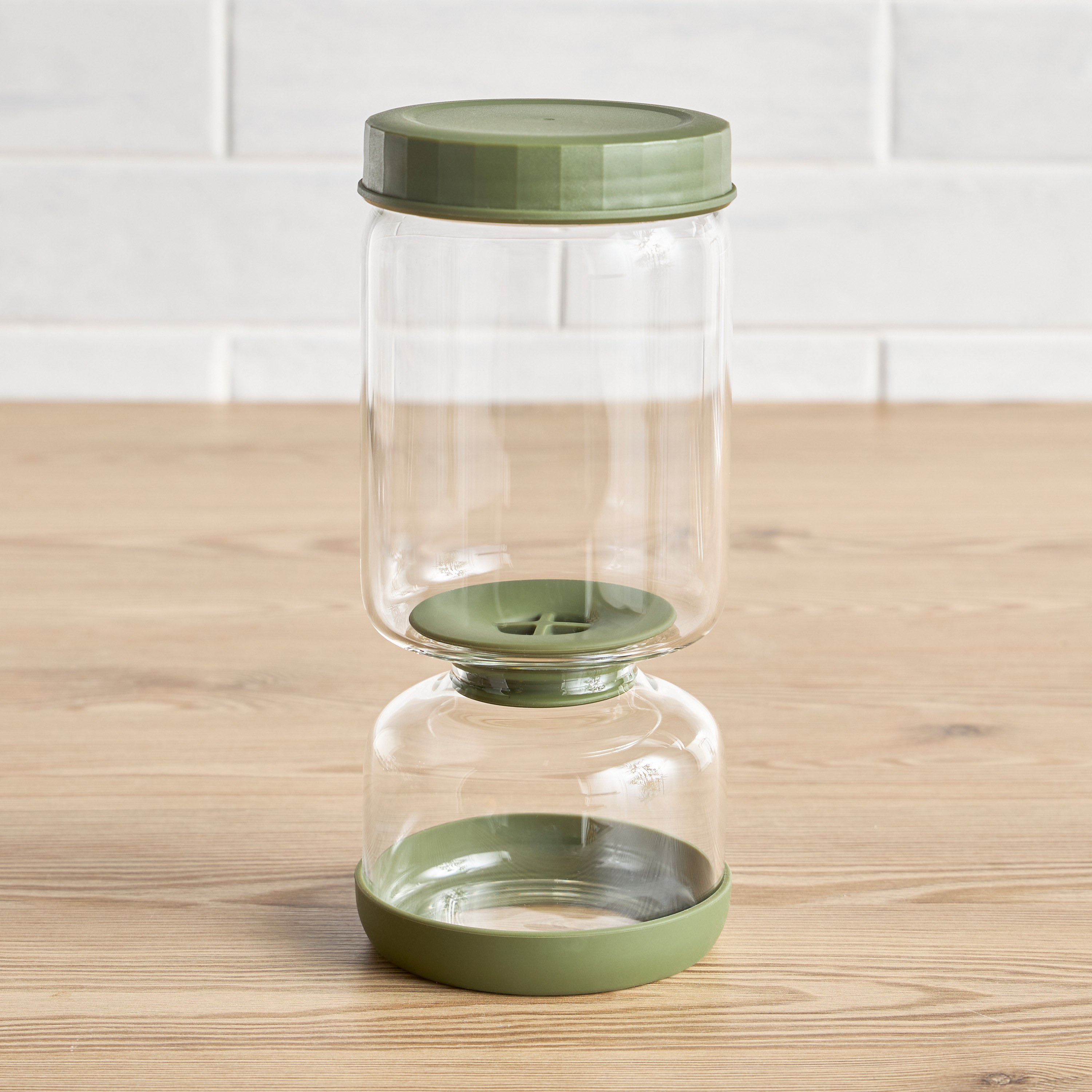 Kyros Pickle Fermentation Hourglass Jar - 1.3 L-household-kitchen-foodstorage-spiceracksandjars-image-2