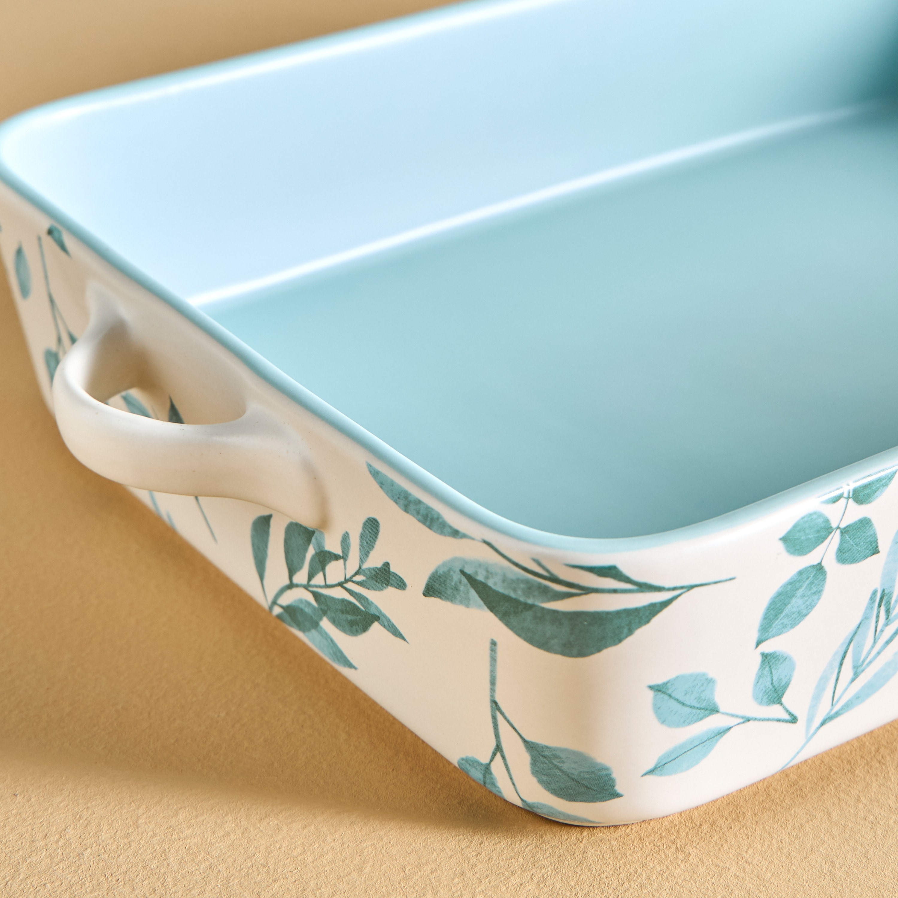Eucalyptus Stoneware Baking Dish - 41x24 cms-household-kitchen-bakeware-bakingdishes-image-2