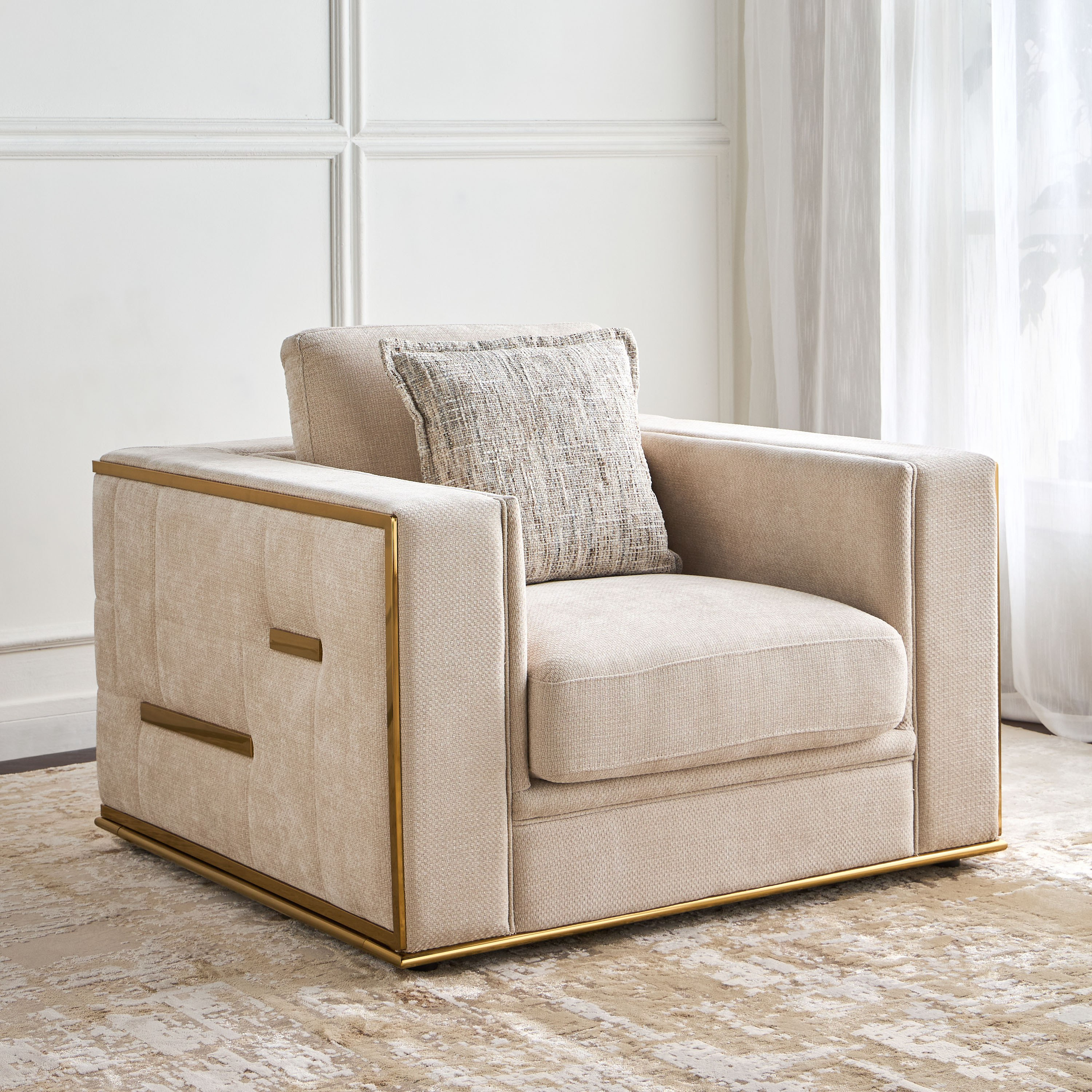 Elena Fabric Armchair
